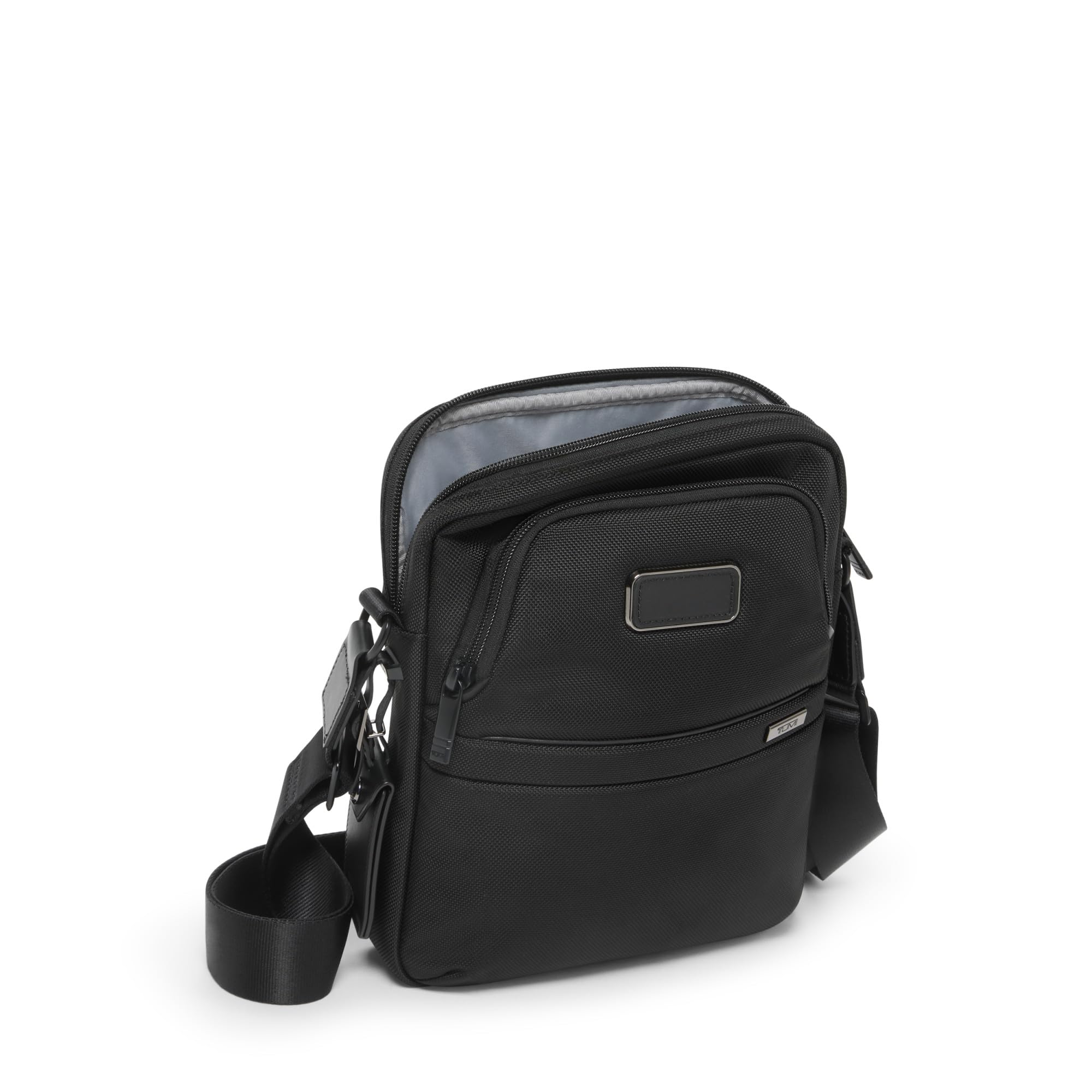 tumi-alpha-medium-crossbody-bag-leather-adjustable-strap-midnight-black-unisex image 3
