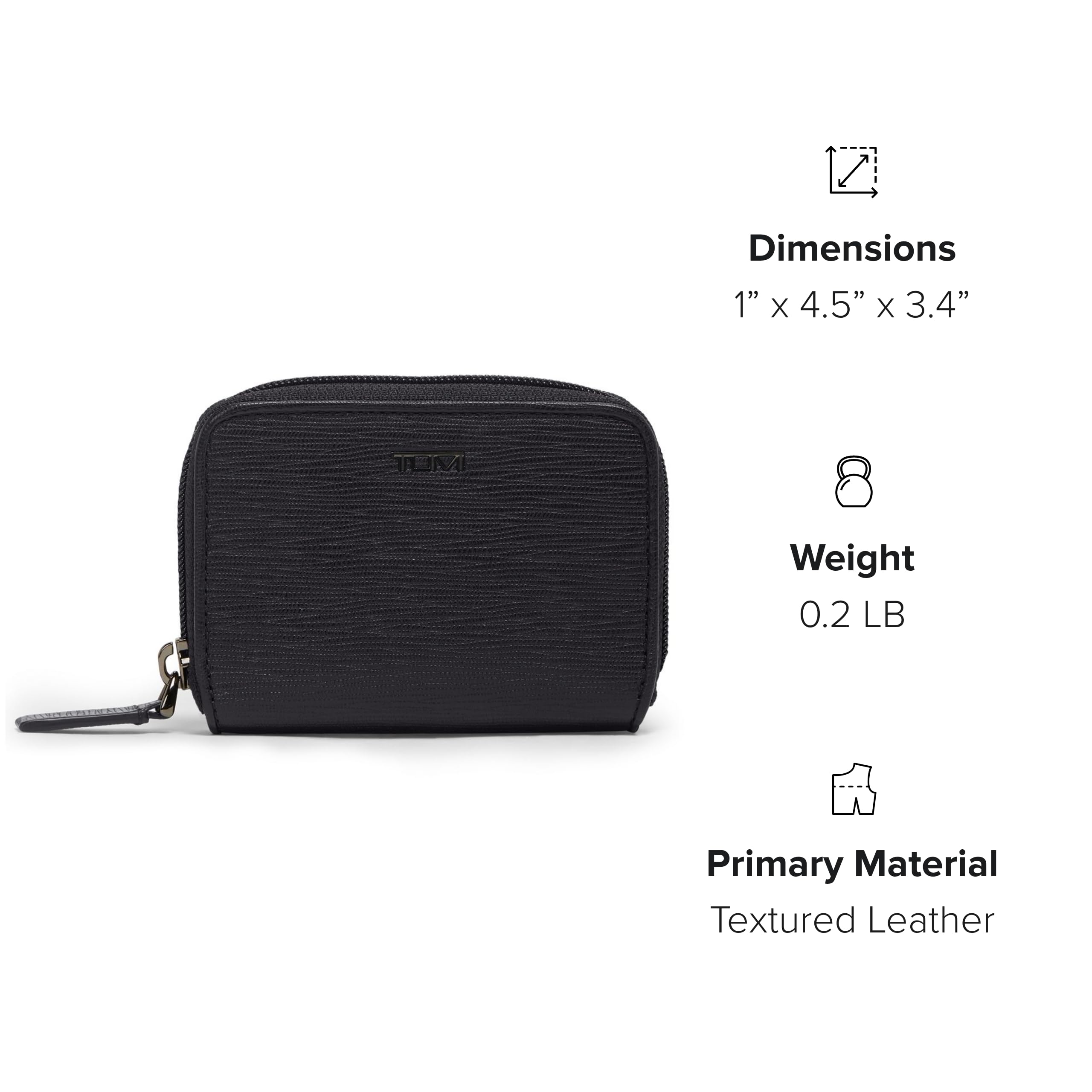 tumi-nassau-zip-around-leather-card-case-secure-black-card-wallet-for-men-women image 6