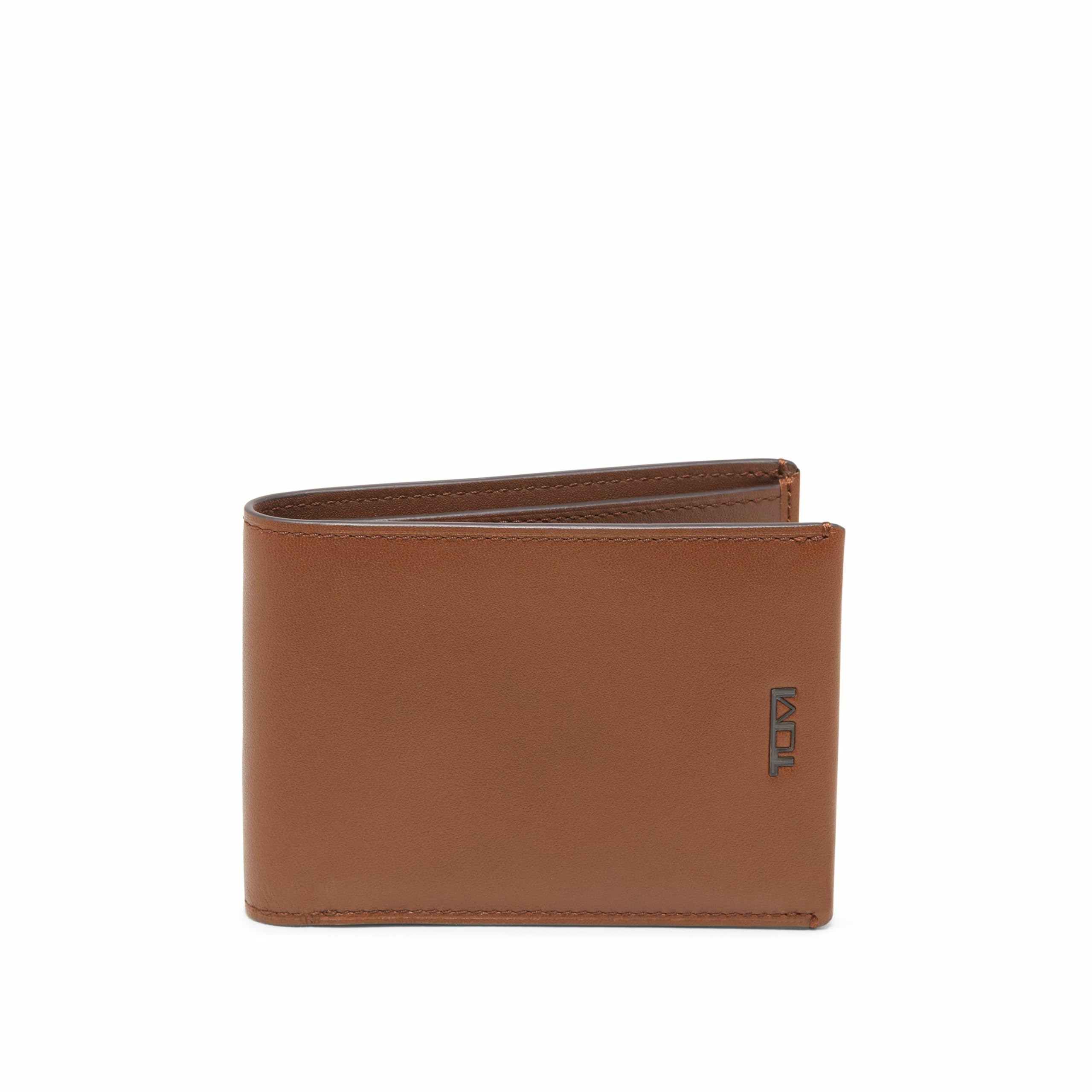 tumi-nassau-slim-single-billfold-leather-wallet-for-men-nappa-leather-cognac image 1