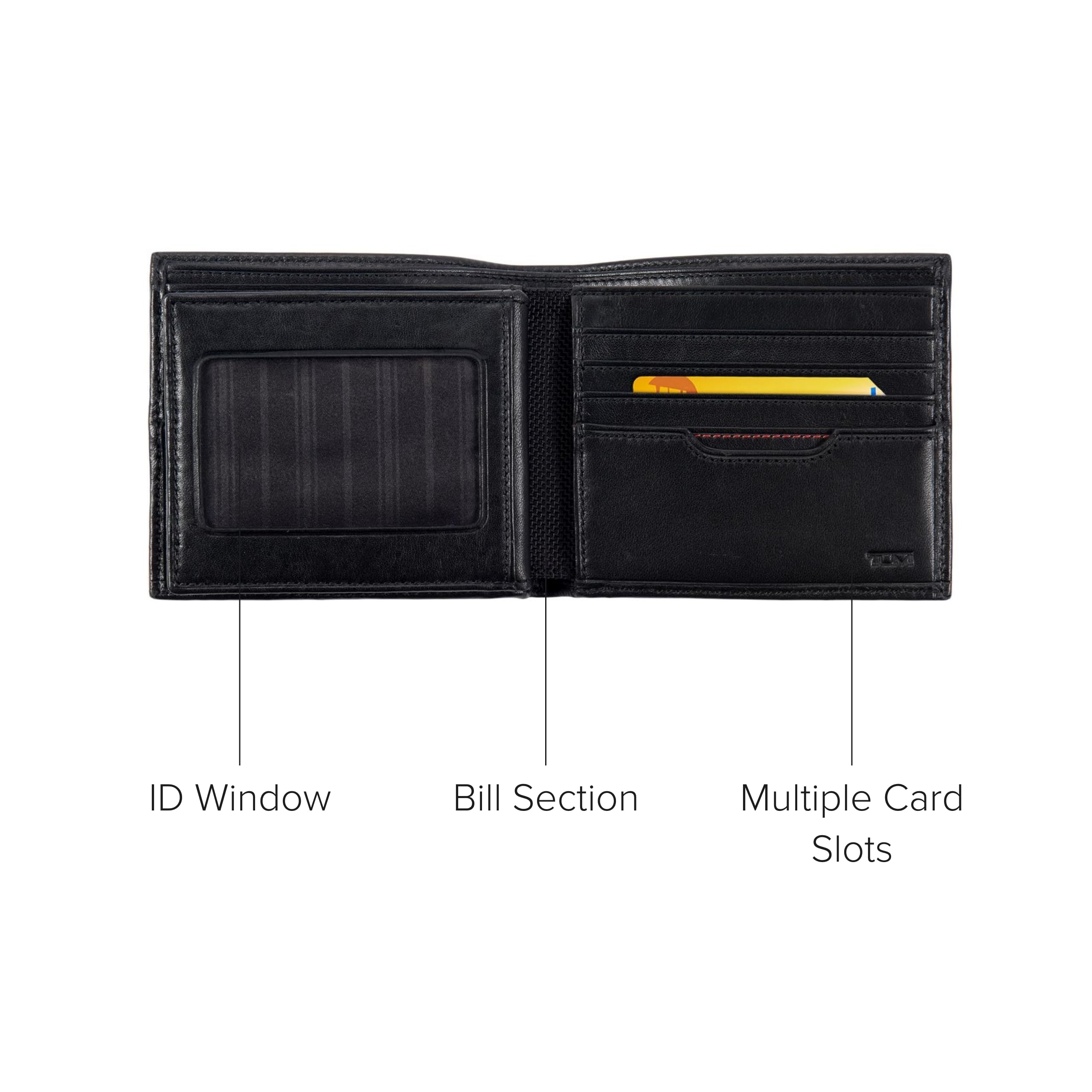 tumi-delta-global-center-flip-id-passcase-bifold-leather-wallet-rfid-blocking-id image 5