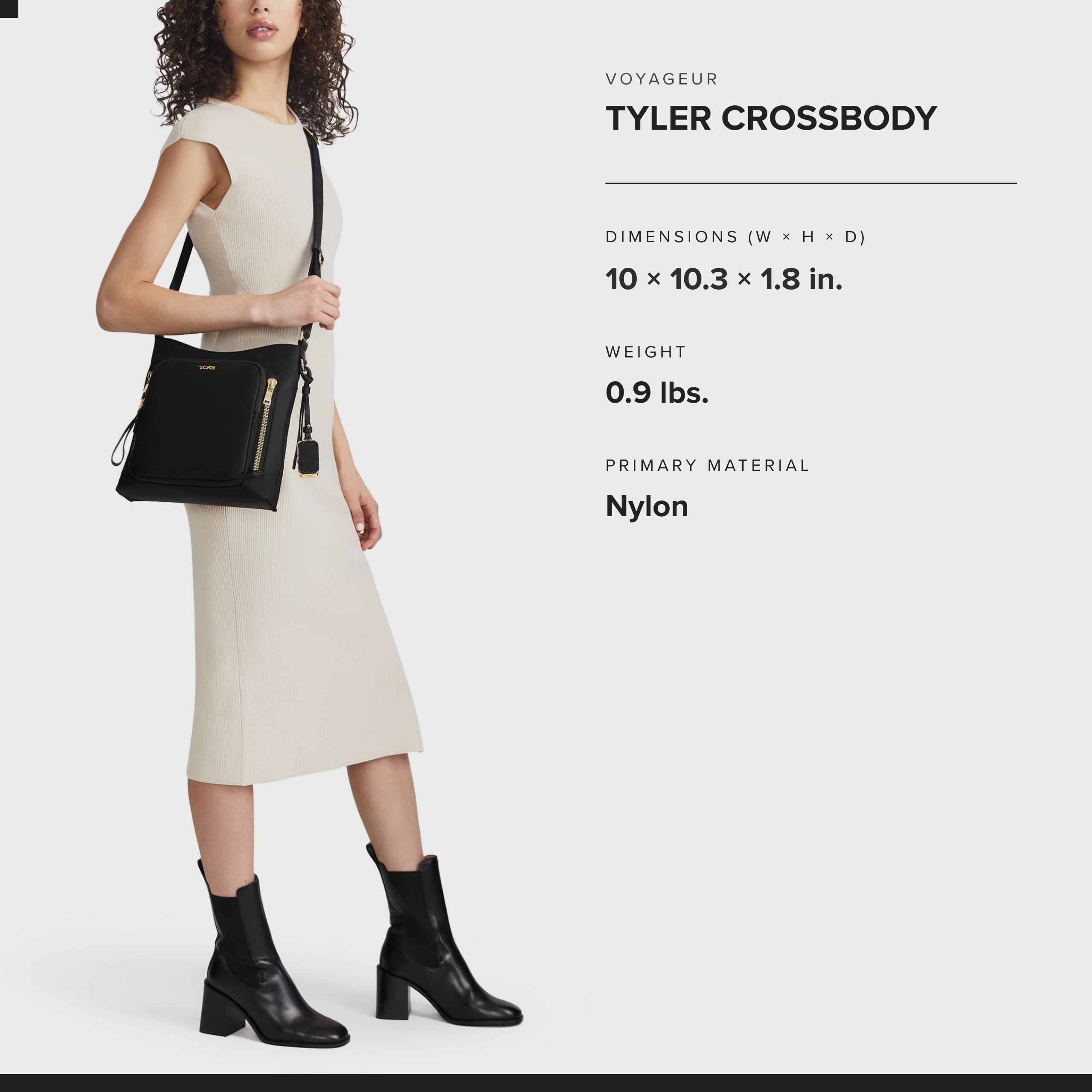 tumi-voyageur-tyler-crossbody-bag-for-women-lightweight-durable-nylon-multi-pock image 8