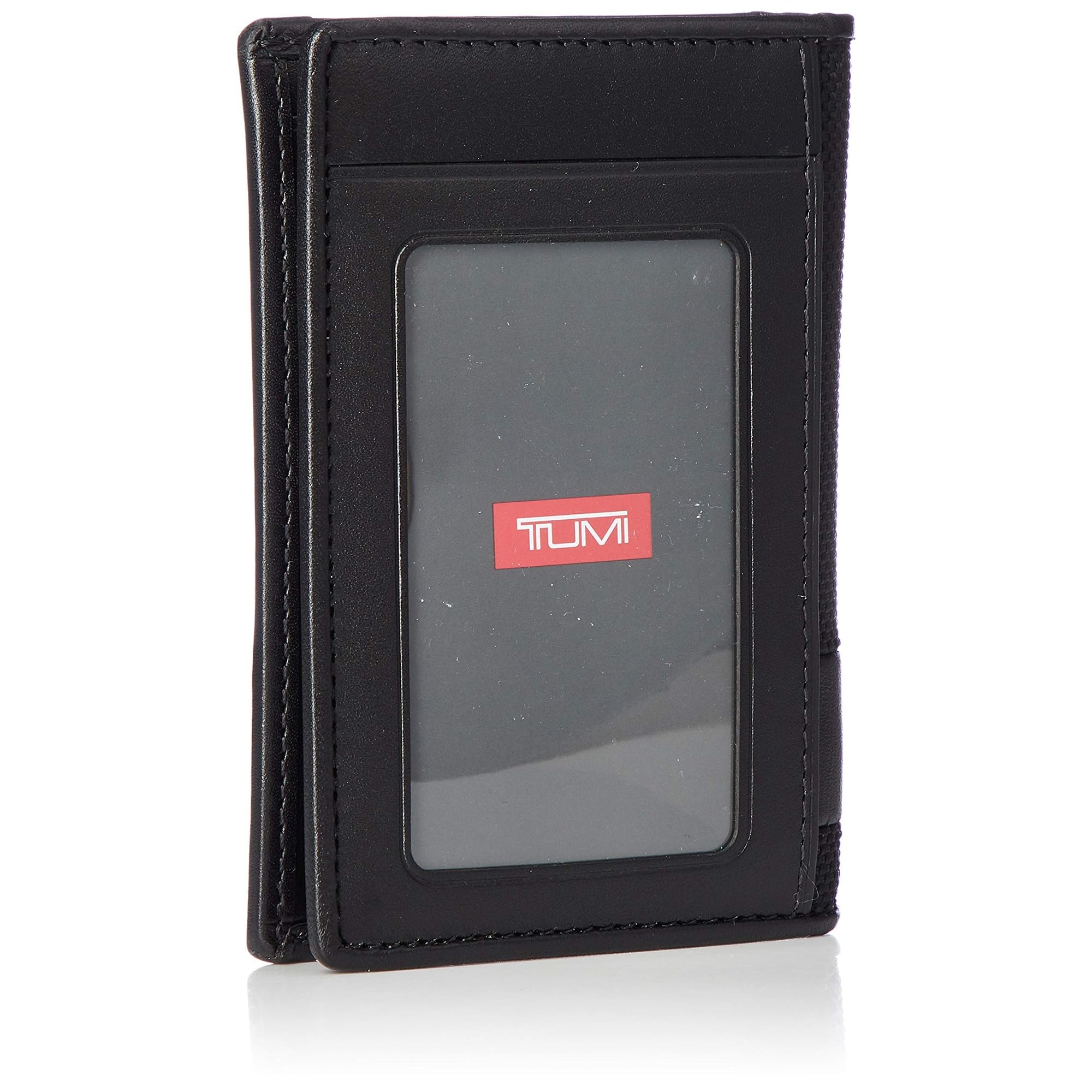 tumi-alpha-slg-multi-window-card-case-genuine-nylon-slim-card-holder-wallet-blac image 5