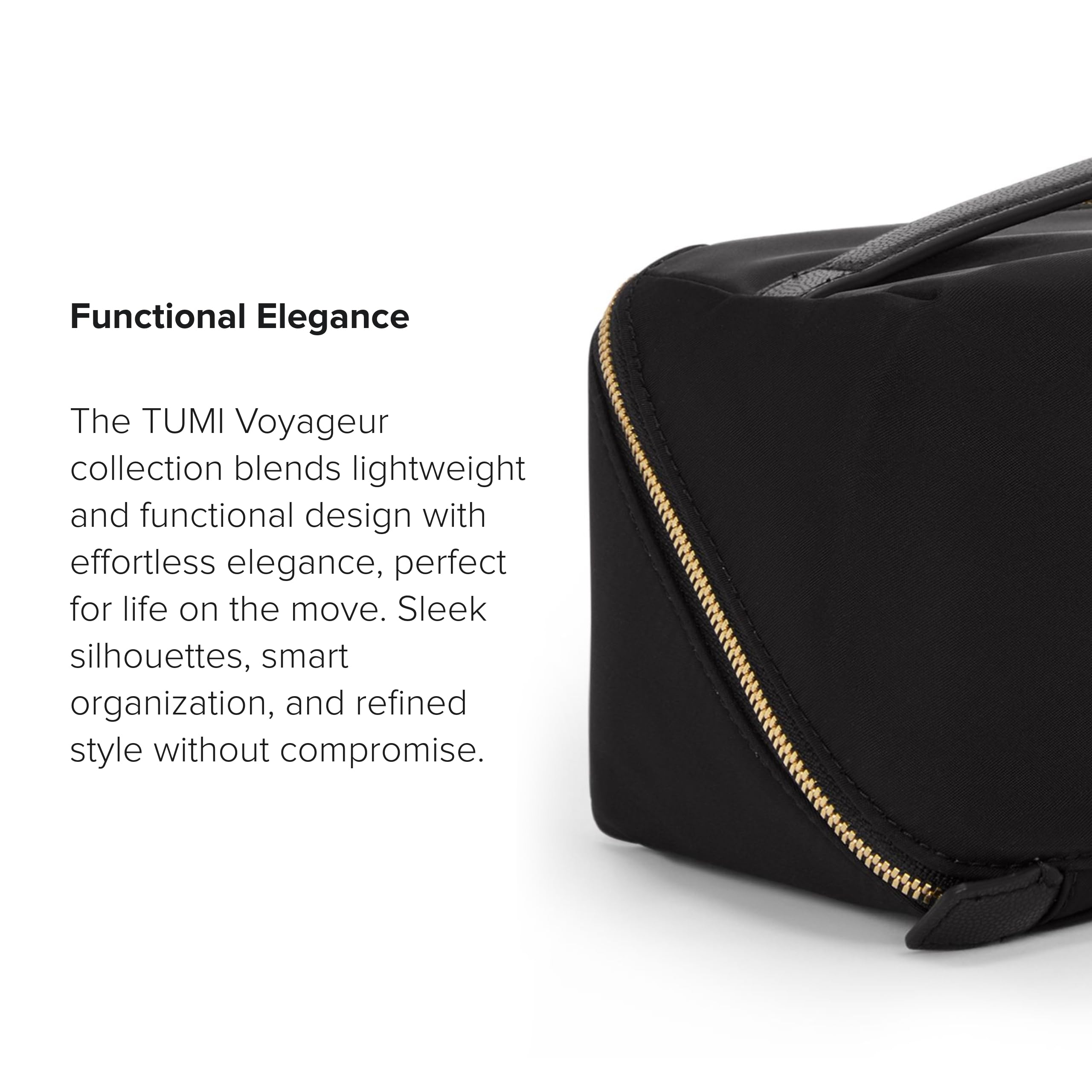 tumi-womens-dallas-cosmetic-bag-lay-flat-travel-toiletry-case-with-wipeable-lini image 5