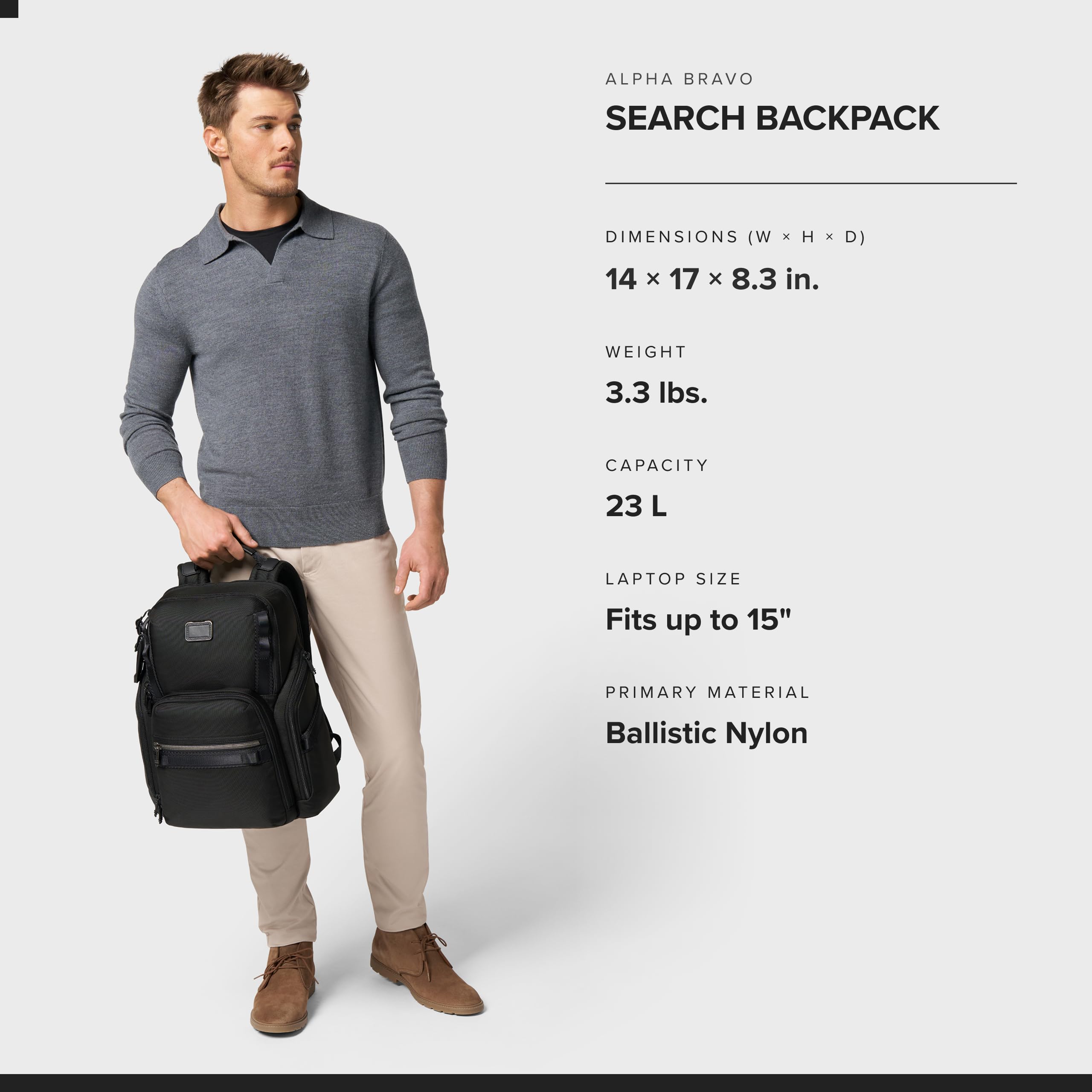 tumi-alpha-bravo-search-backpack-17-ballistic-nylon-laptop-backpack-for-men-wome image 7