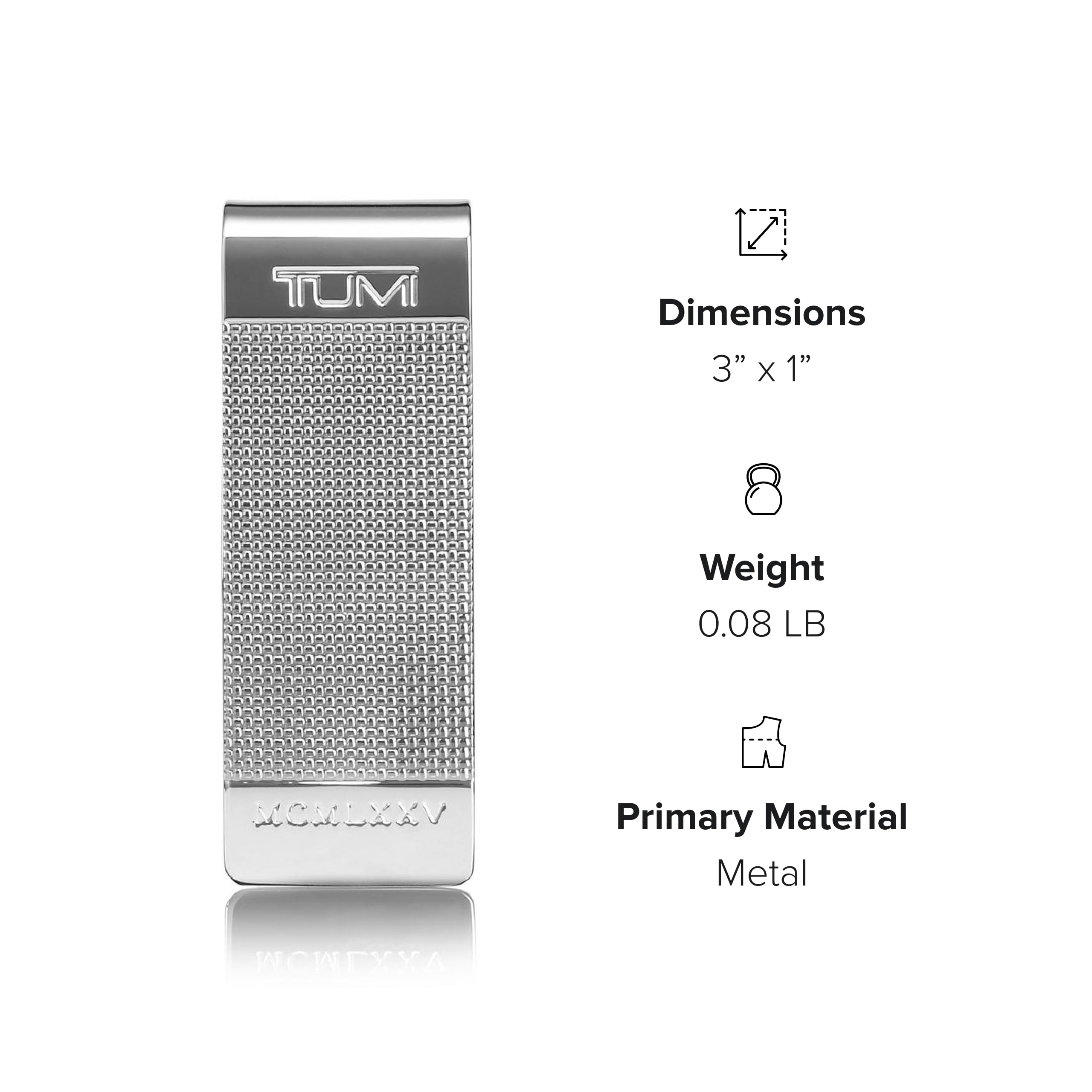 tumi-nassau-ballistic-etched-money-clip-silvertone-metal-wallet-for-men-and-wome image 6