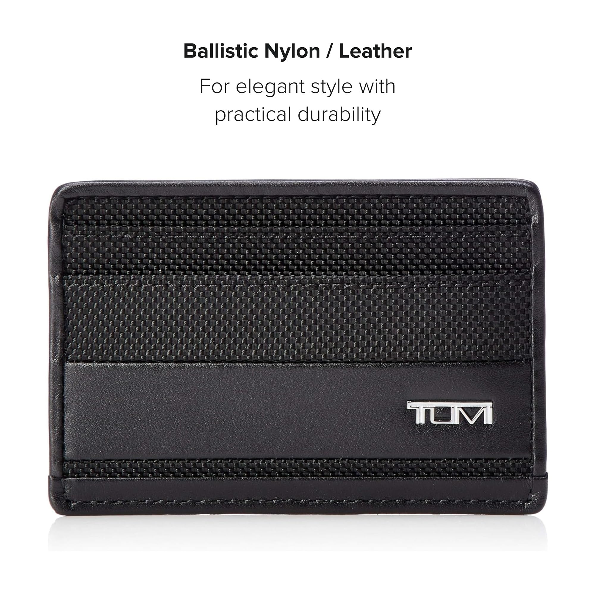 tumi-alpha-slim-card-case-wallet-minimalist-billfold-with-id-window-and-slip-poc image 7