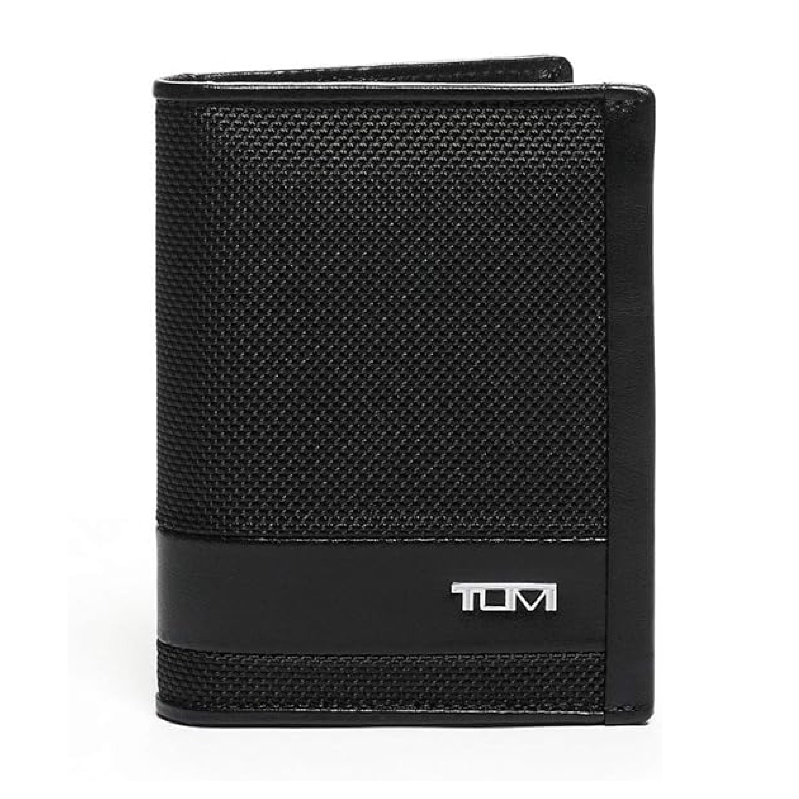 tumi-alpha-l-fold-wallet-slim-ballistic-nylon-bifold-with-6-card-slots-and-gift- image 1