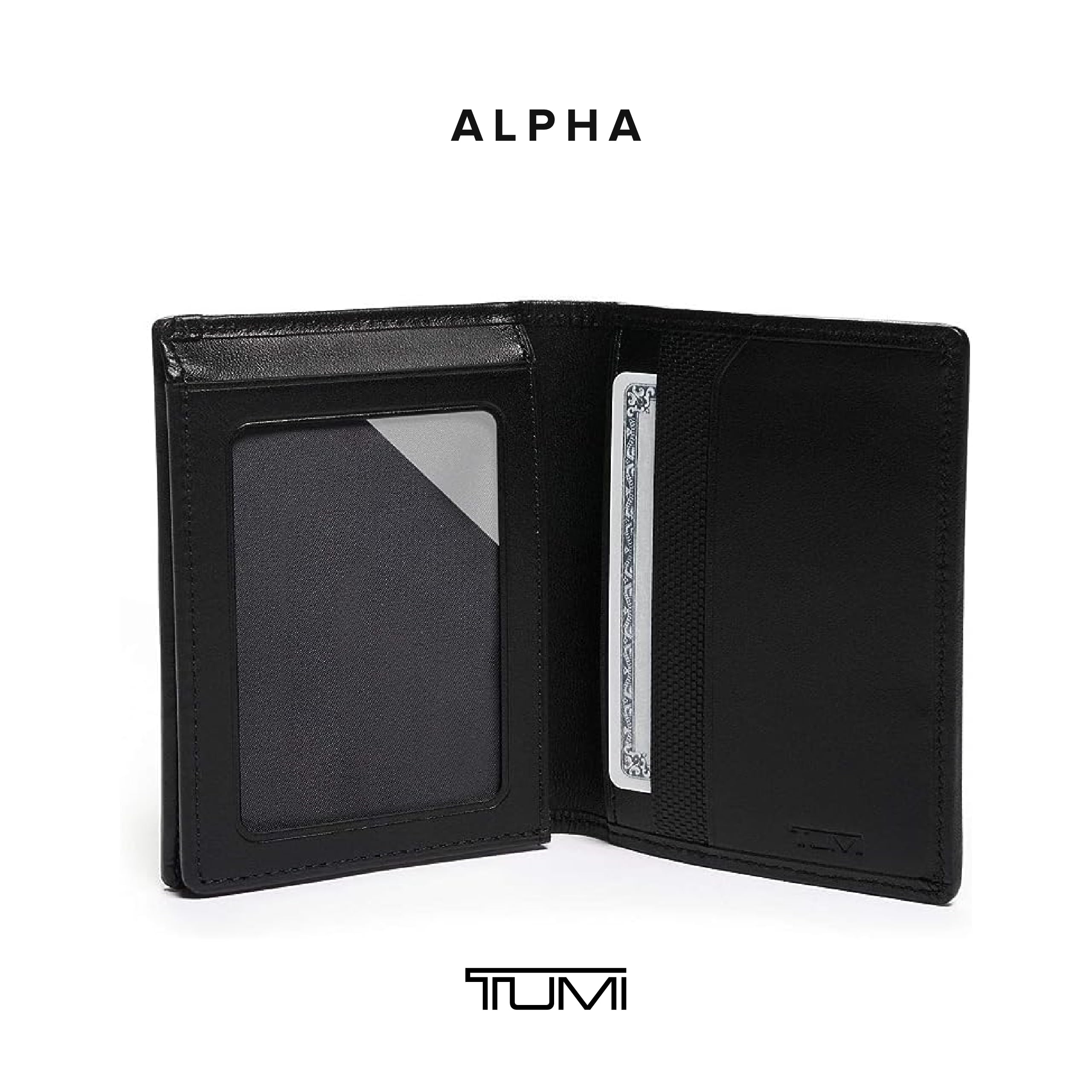 tumi-alpha-l-fold-wallet-slim-ballistic-nylon-bifold-with-6-card-slots-and-gift- image 7