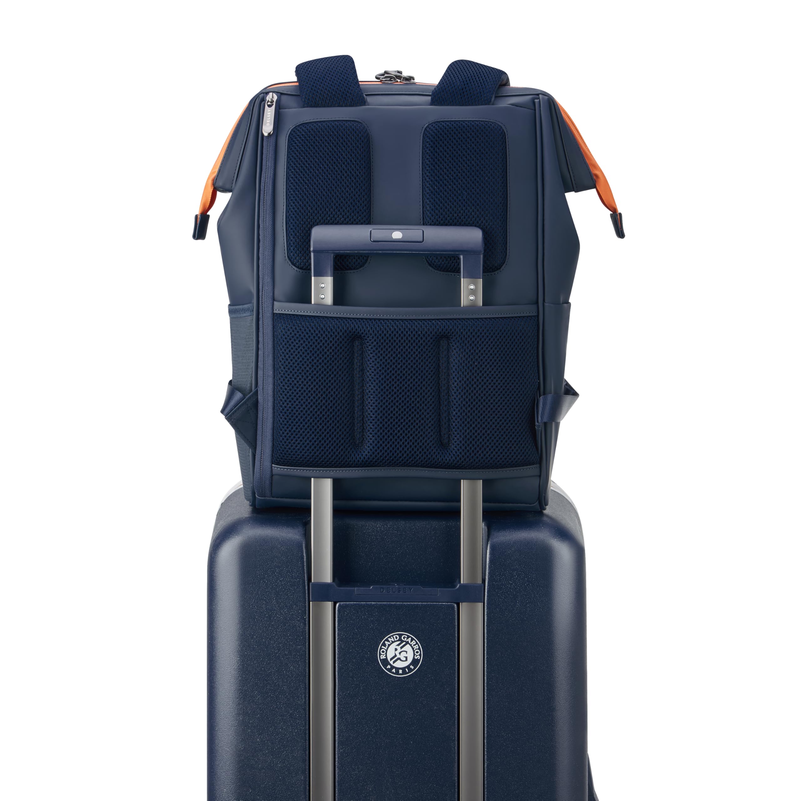 delsey-paris-roland-garros-laptop-tote-backpack-water-resistant-recycled-convert image 7