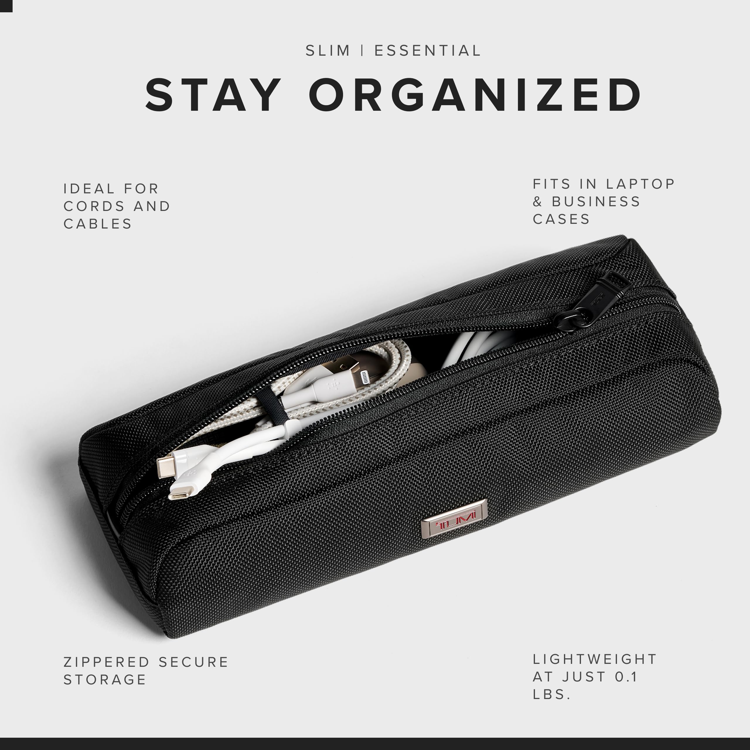 tumi-alpha-electronic-cord-pouch-slim-zip-entry-travel-tech-organizer-for-cables image 3