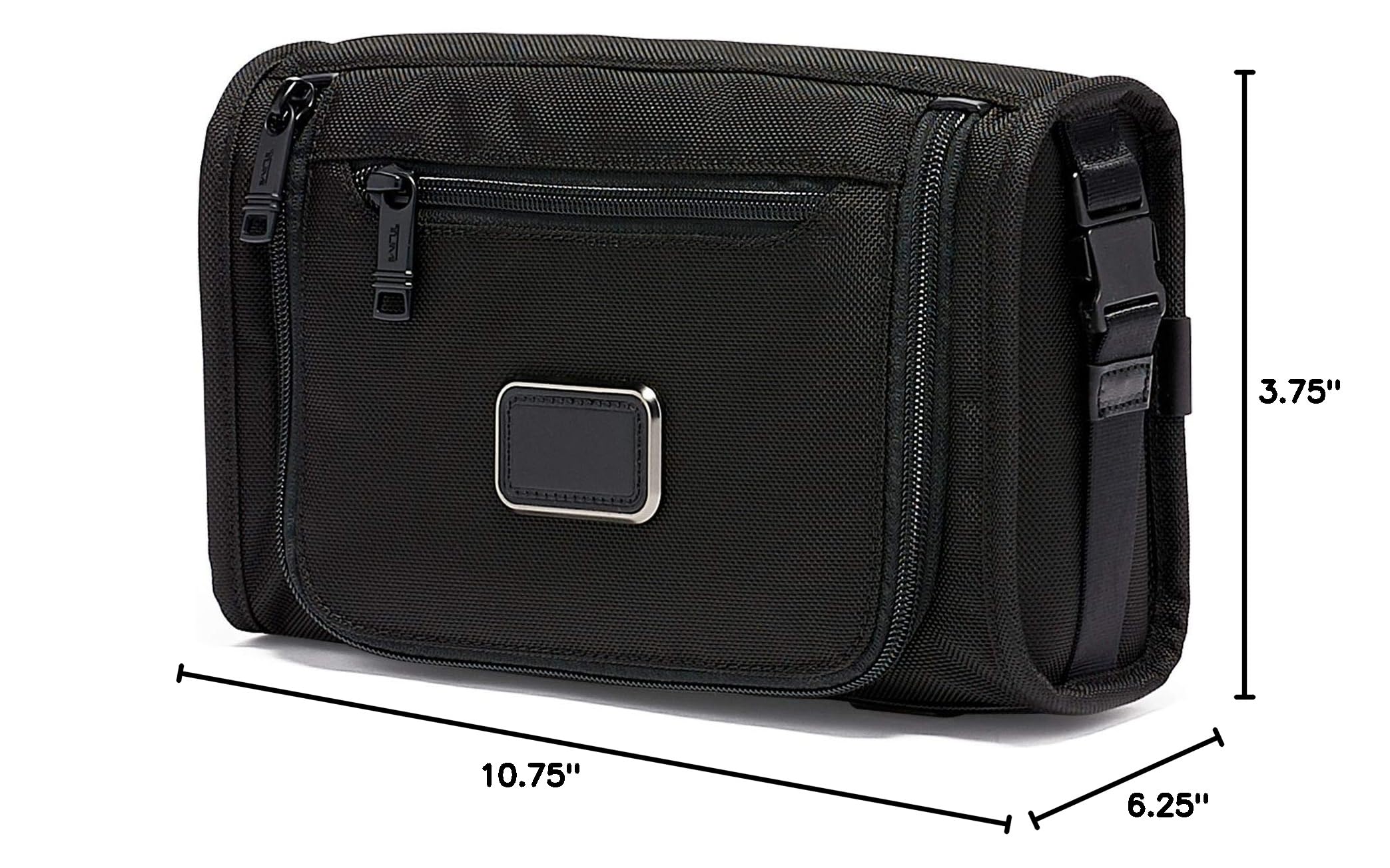 tumi-alpha-travel-kit-ballistic-nylon-travel-toiletry-bag-with-tumi-tracer-black image 7