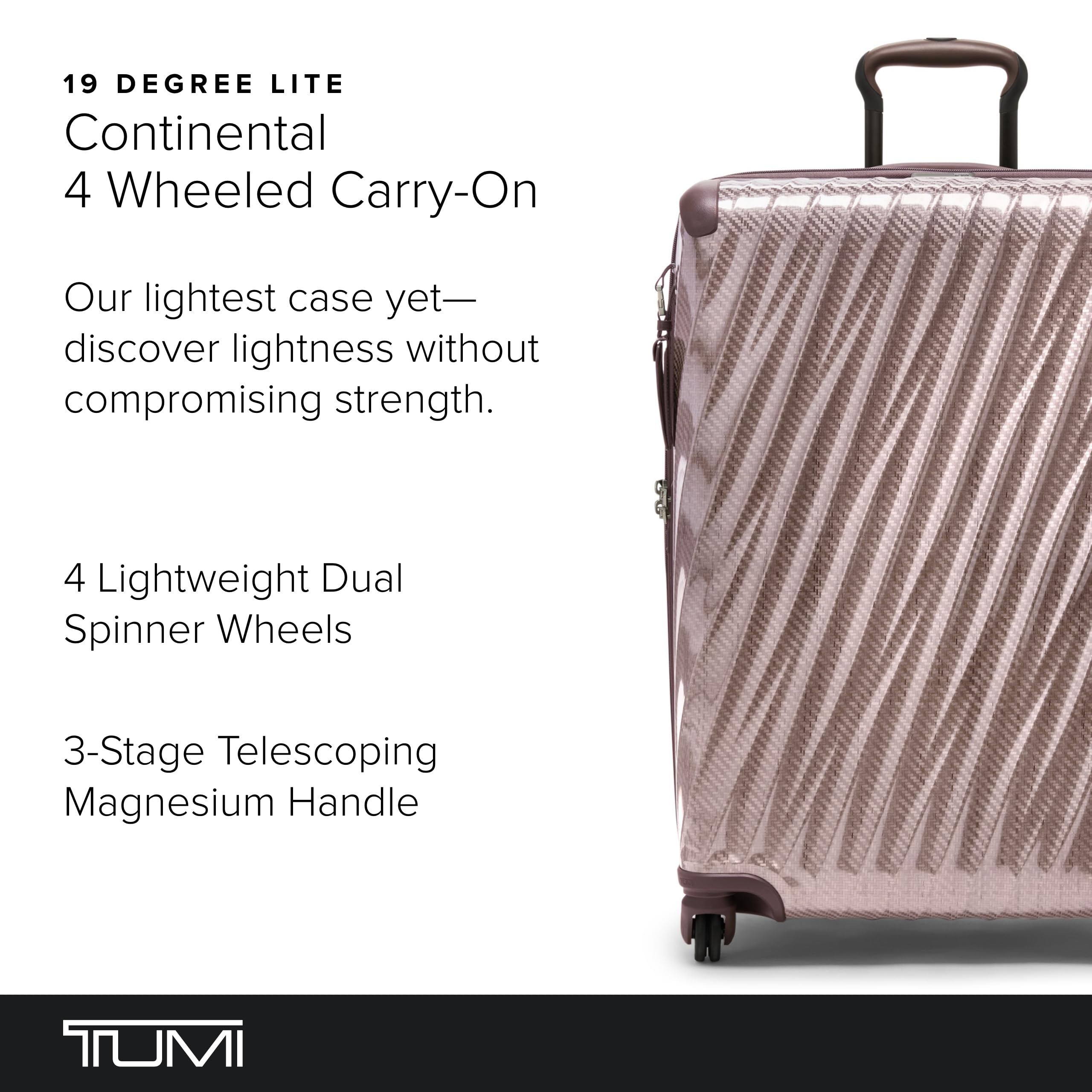 tumi-19-degree-lite-continental-carry-on-22-inch-4-wheeled-spinner-luggage-blush image 2
