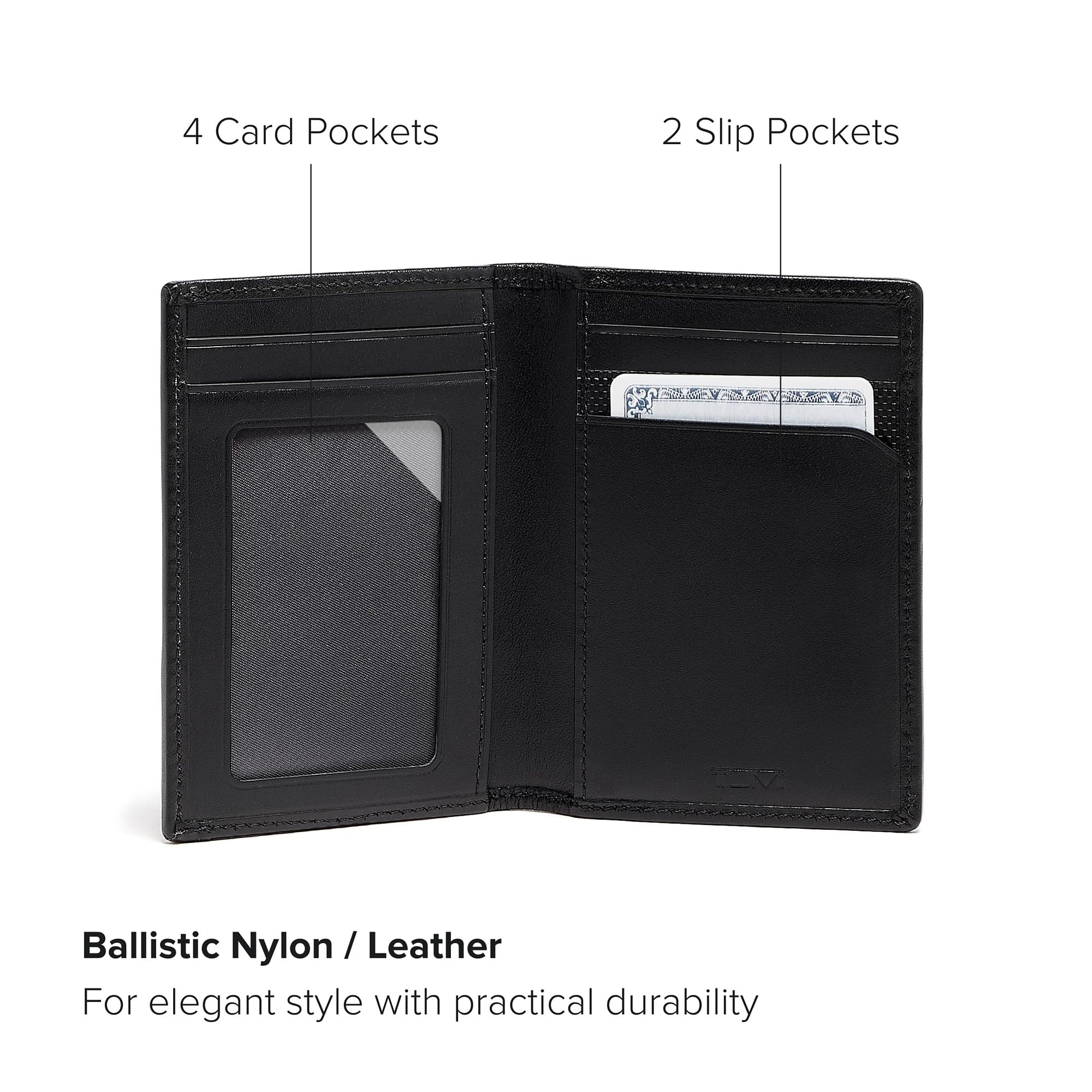 tumi-alpha-slg-multi-window-card-case-genuine-nylon-slim-card-holder-wallet-blac image 6