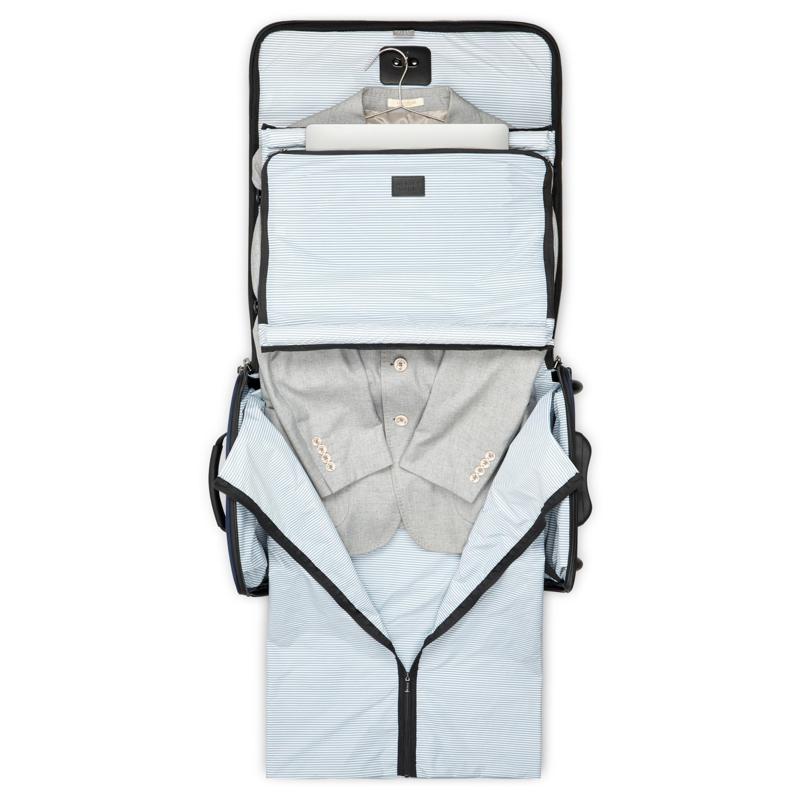 delsey-paris-wagram-two-wheel-garment-bag-21-inch-carry-on-rolling-suit-bag-in-b image 6