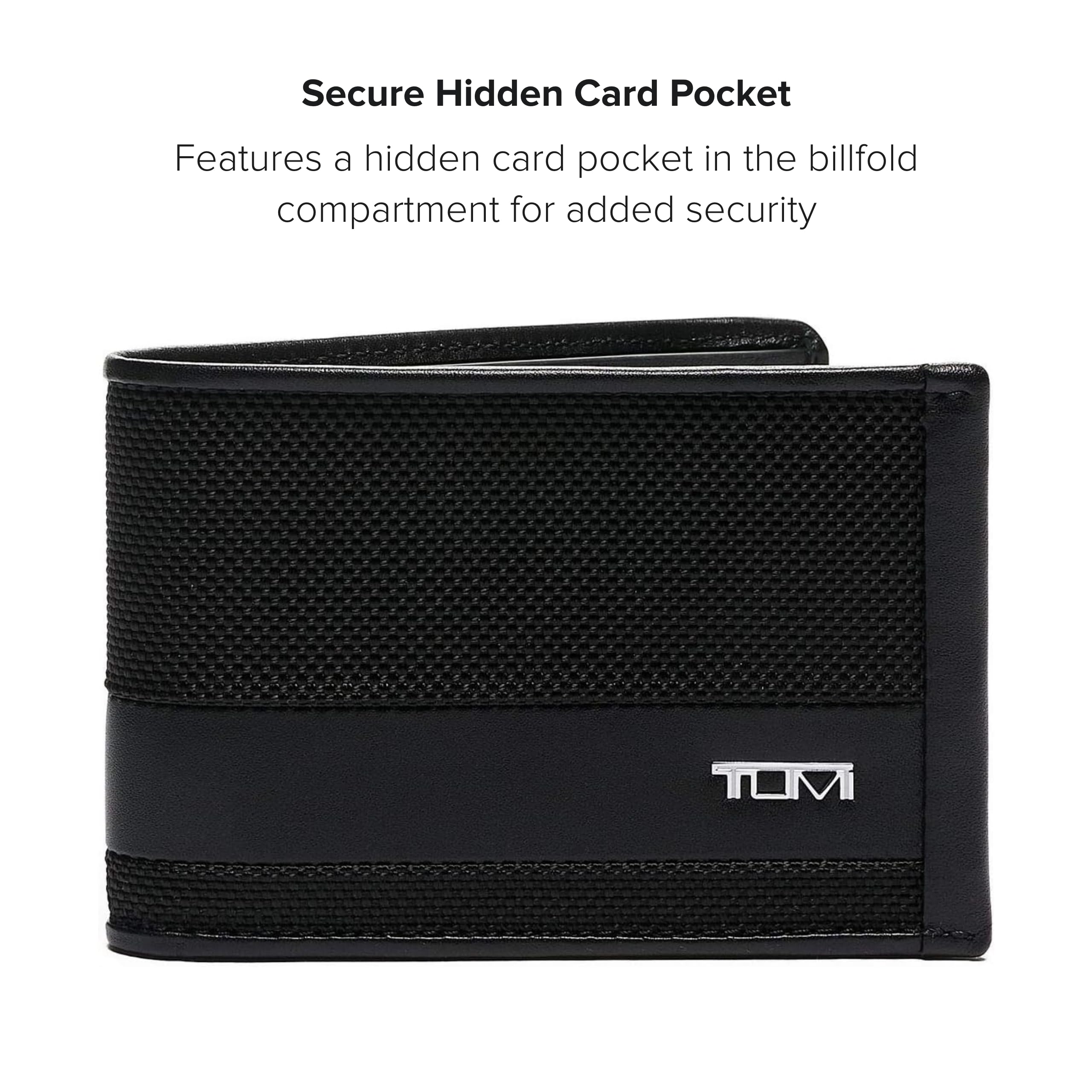 tumi-alpha-slim-single-billfold-wallet-ballistic-nylon-slim-bifold-with-hidden-c image 5