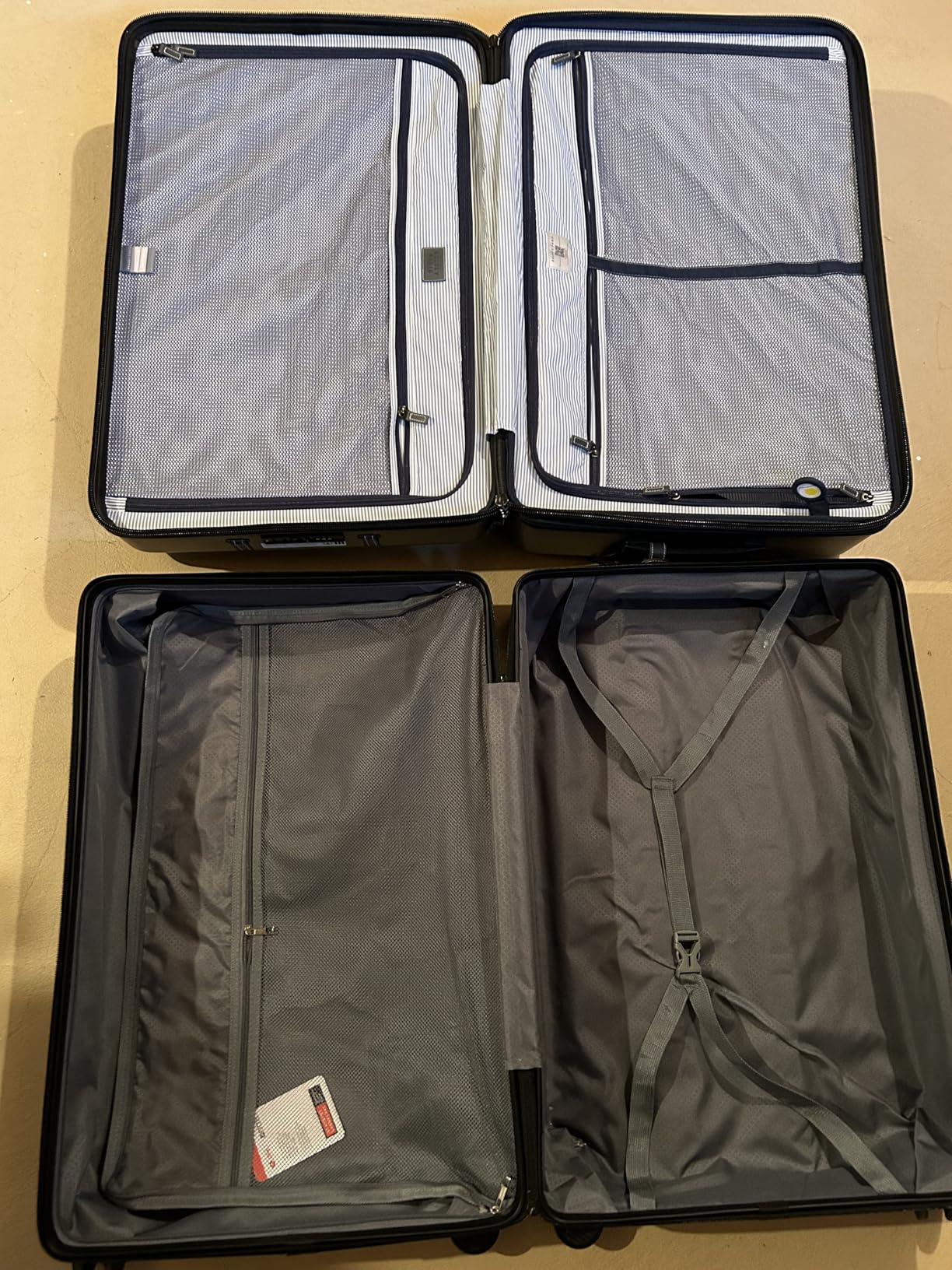 Solid luggage with one quirk