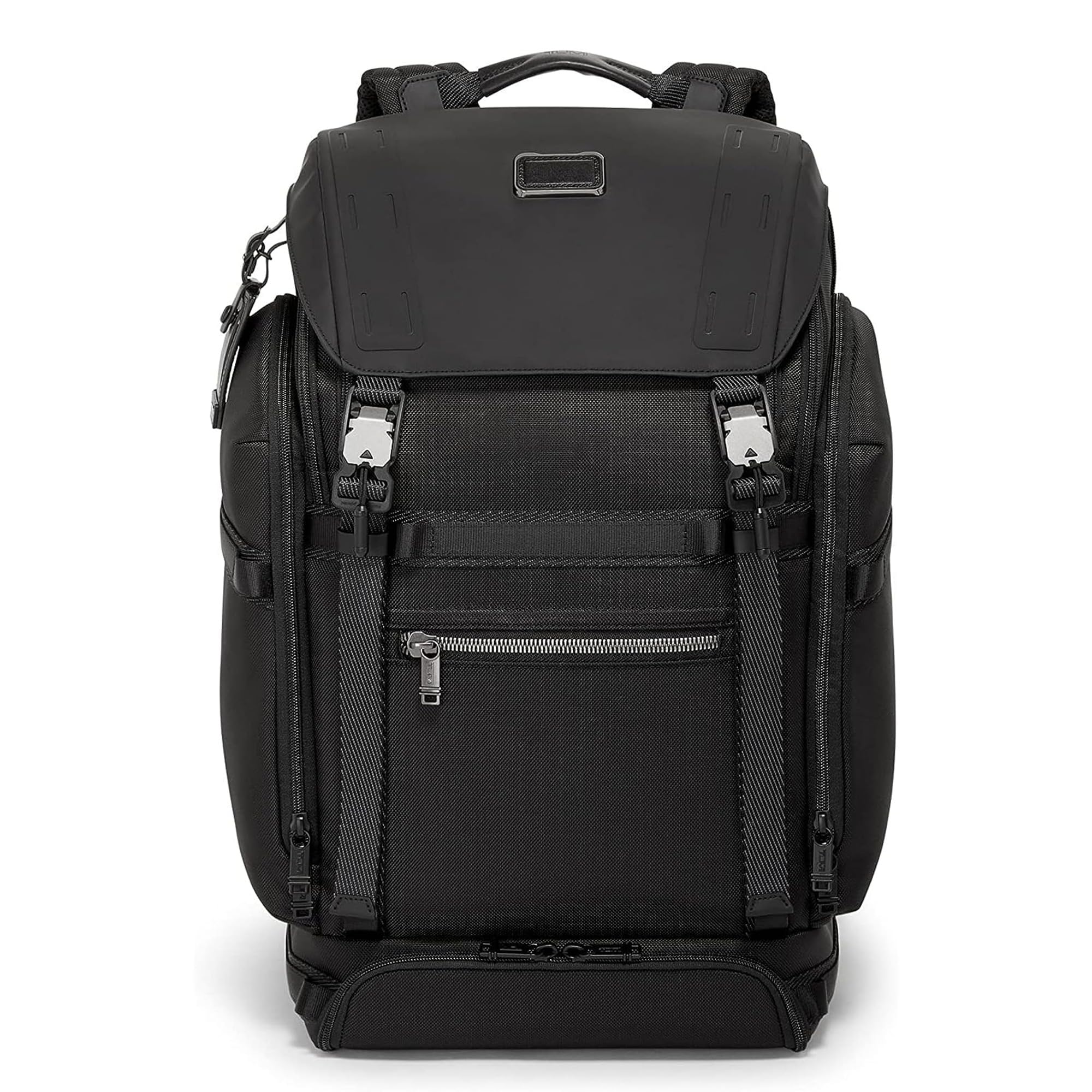 tumi-alpha-bravo-expedition-flap-backpack-black-large-carry-on-travel-backpack-f image 1