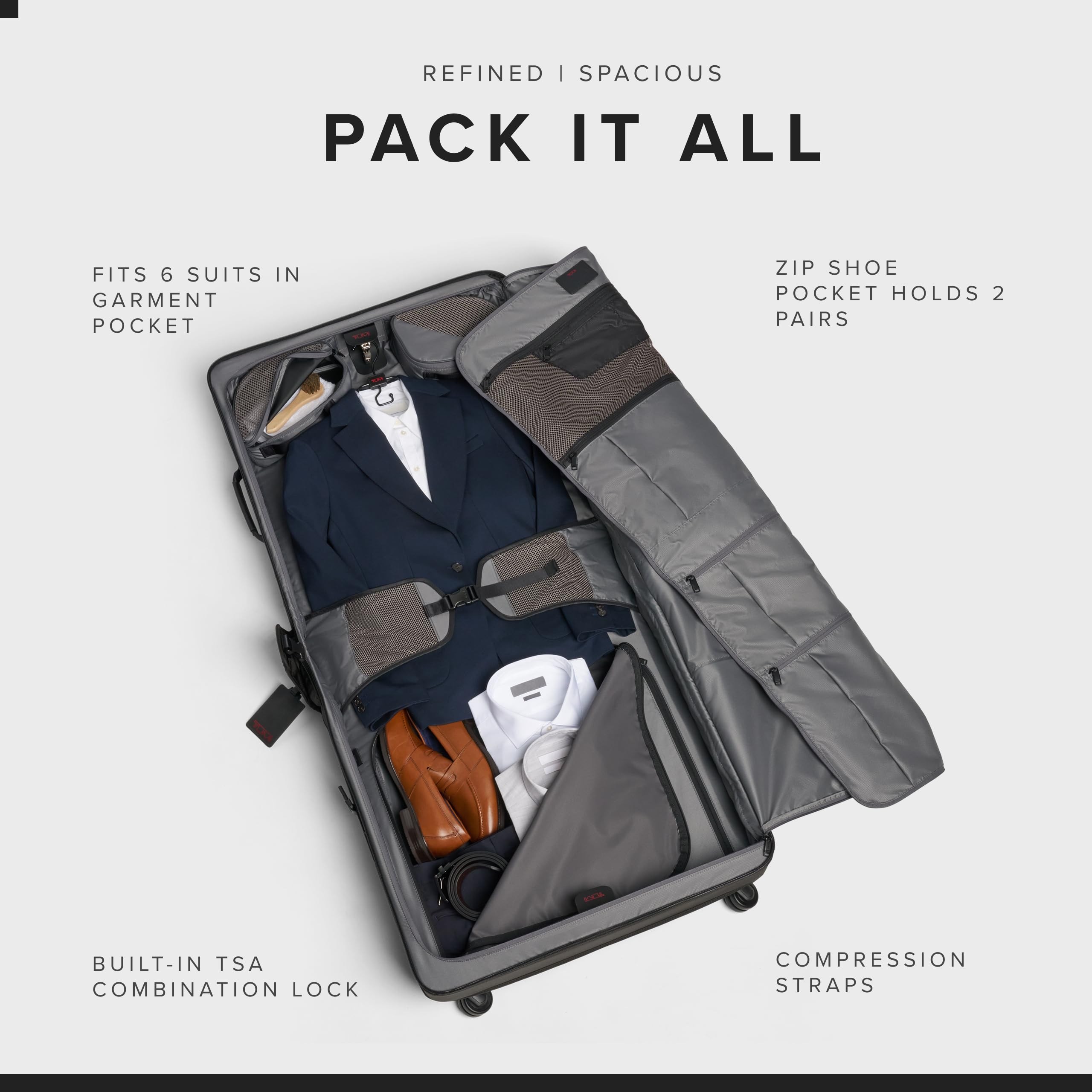 tumi-alpha-large-4-wheeled-garment-bag-with-tsa-lock-for-hanging-suits-and-dress image 3