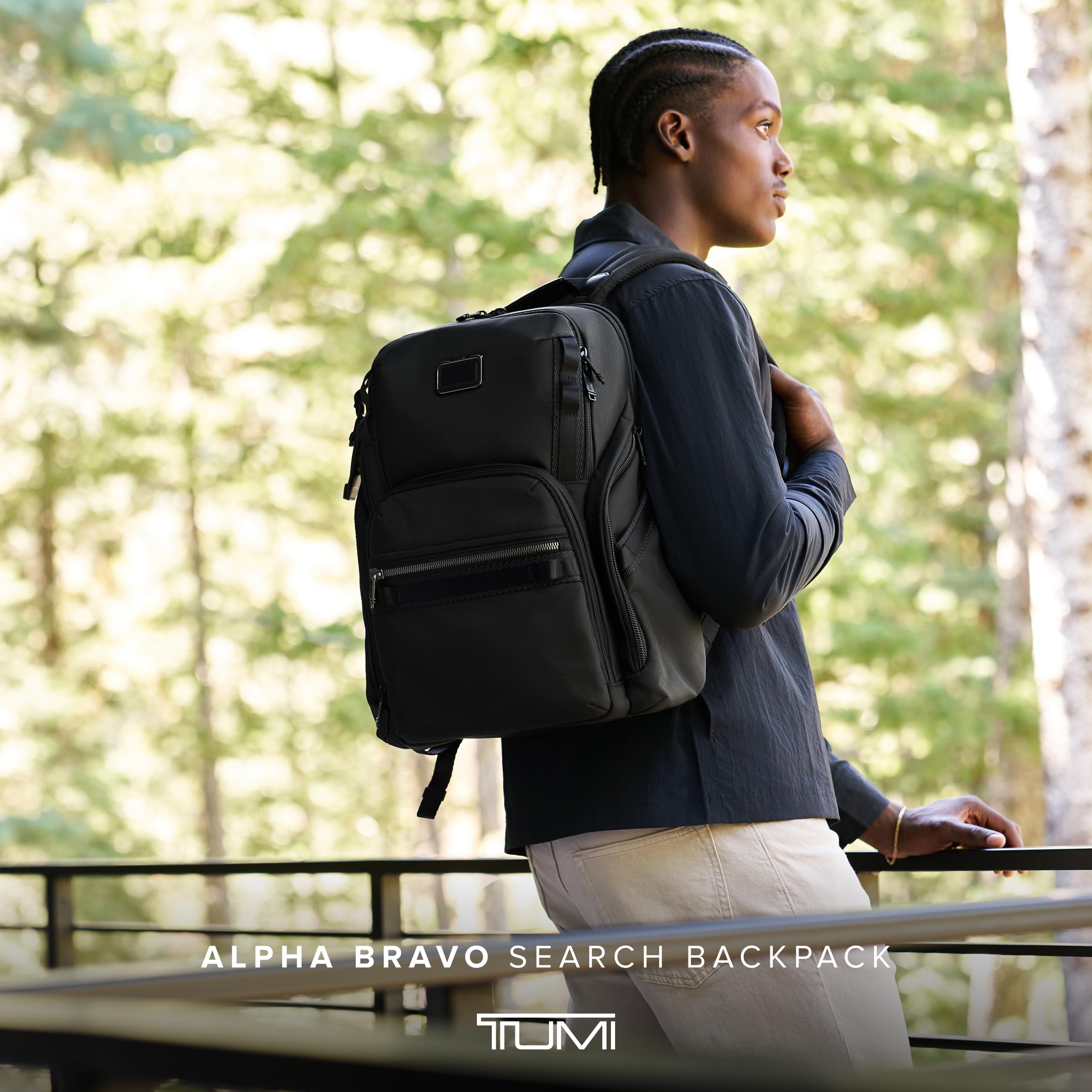 tumi-alpha-bravo-search-backpack-17-ballistic-nylon-laptop-backpack-for-men-wome image 2