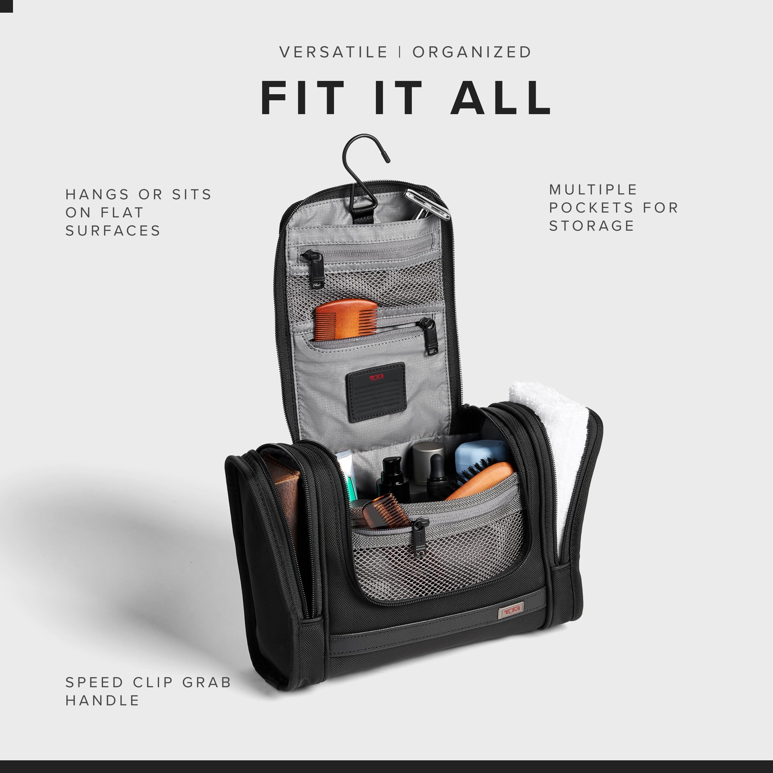 tumi-alpha-hanging-travel-kit-toiletry-and-cosmetics-organizer-bag-with-hook-and image 3