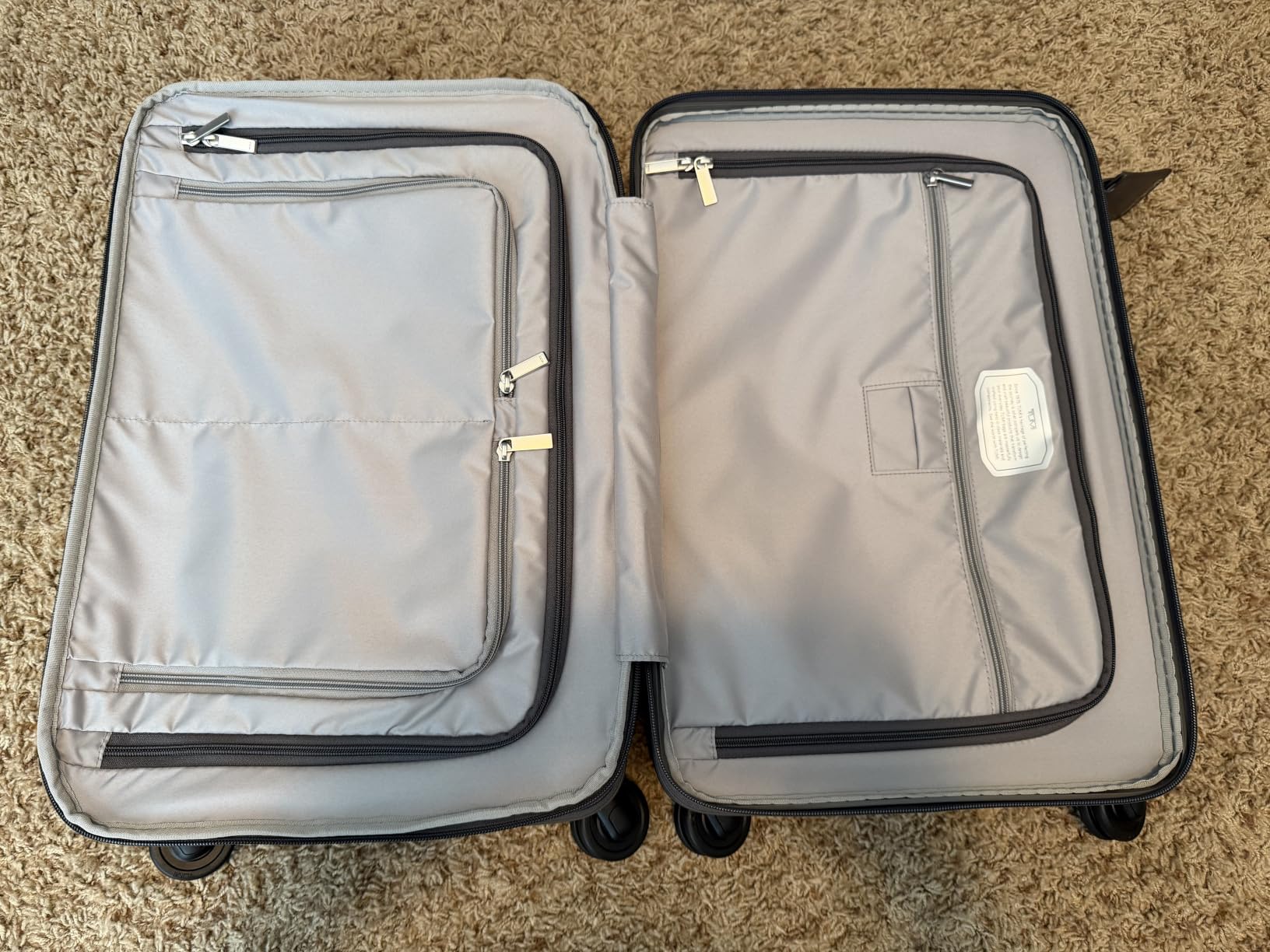 Impressive hard-sided carry-on