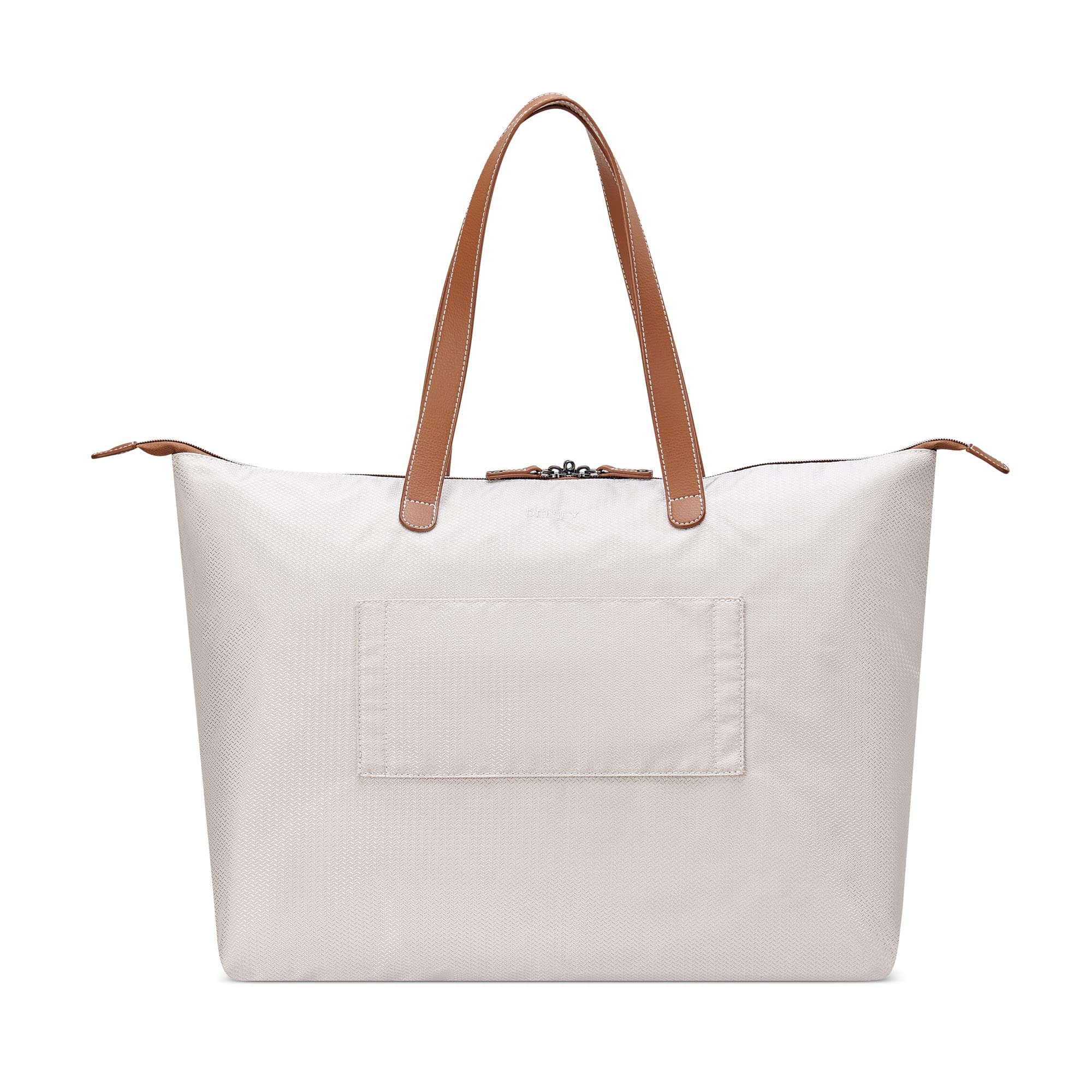 delsey-paris-chatelet-air-2-0-women-s-tote-bag-leather-like-accents-champagne-co image 6