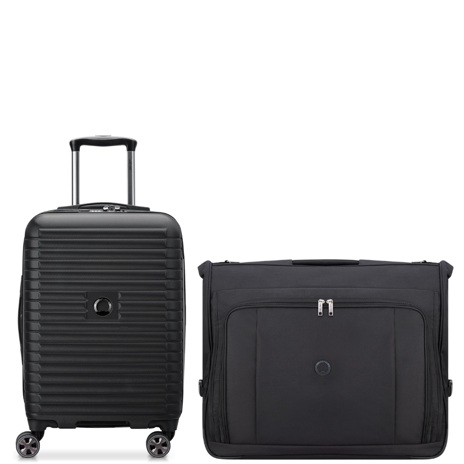 delsey-cruise-3-0-business-traveler-set-carry-on-expandable-spinner-with-usb-por image 1
