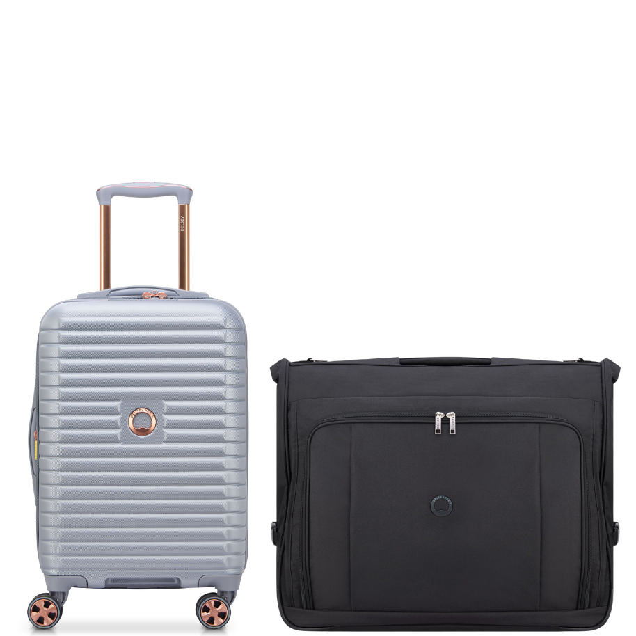 delsey-cruise-3-0-business-traveler-set-carry-on-expandable-spinner-with-usb-por image 2