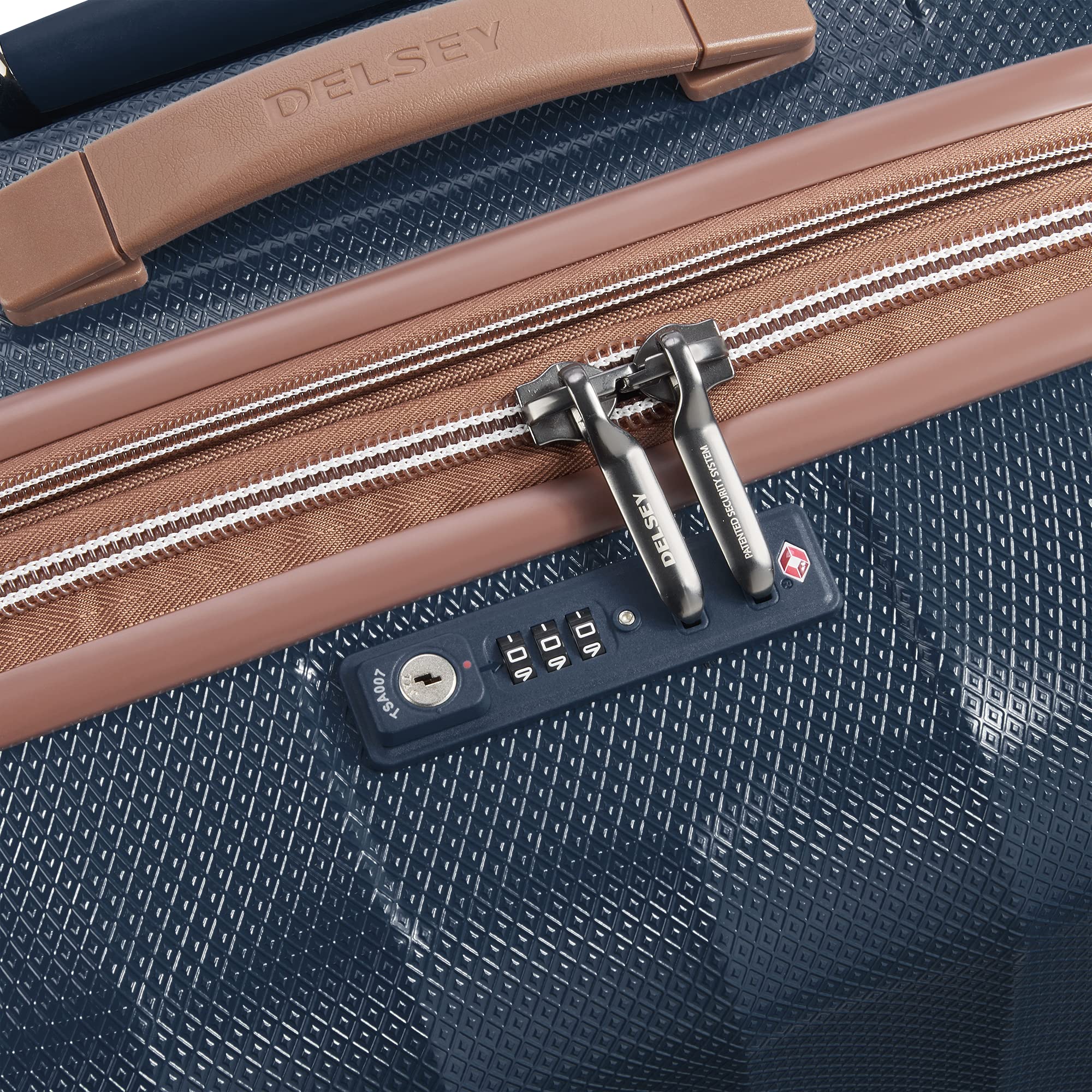 delsey-paris-carrousel-21-inch-carry-on-hardside-expandable-spinner-luggage-navy image 7