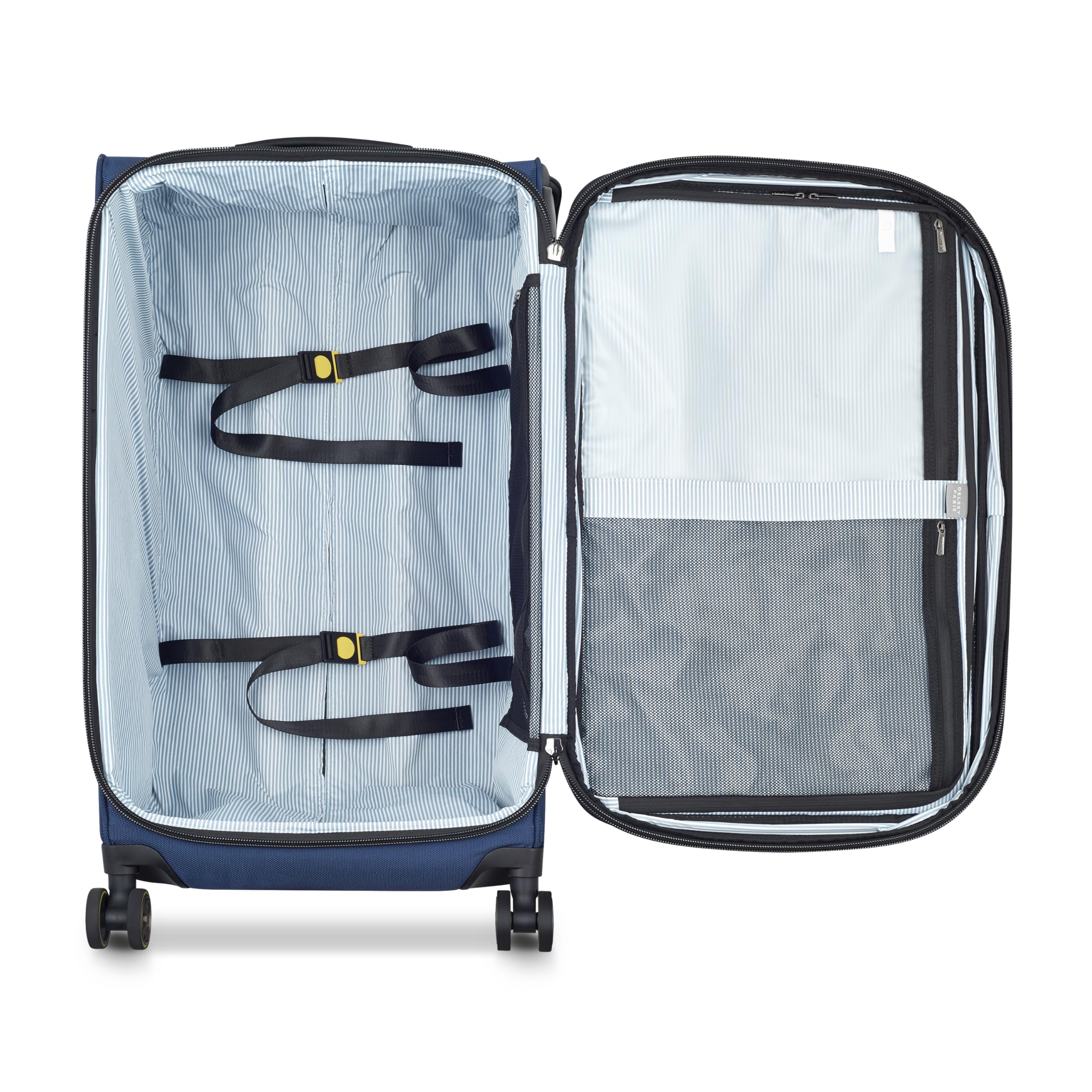 delsey-wagram-26-inch-softside-expandable-checked-trunk-with-double-spinner-whee image 3
