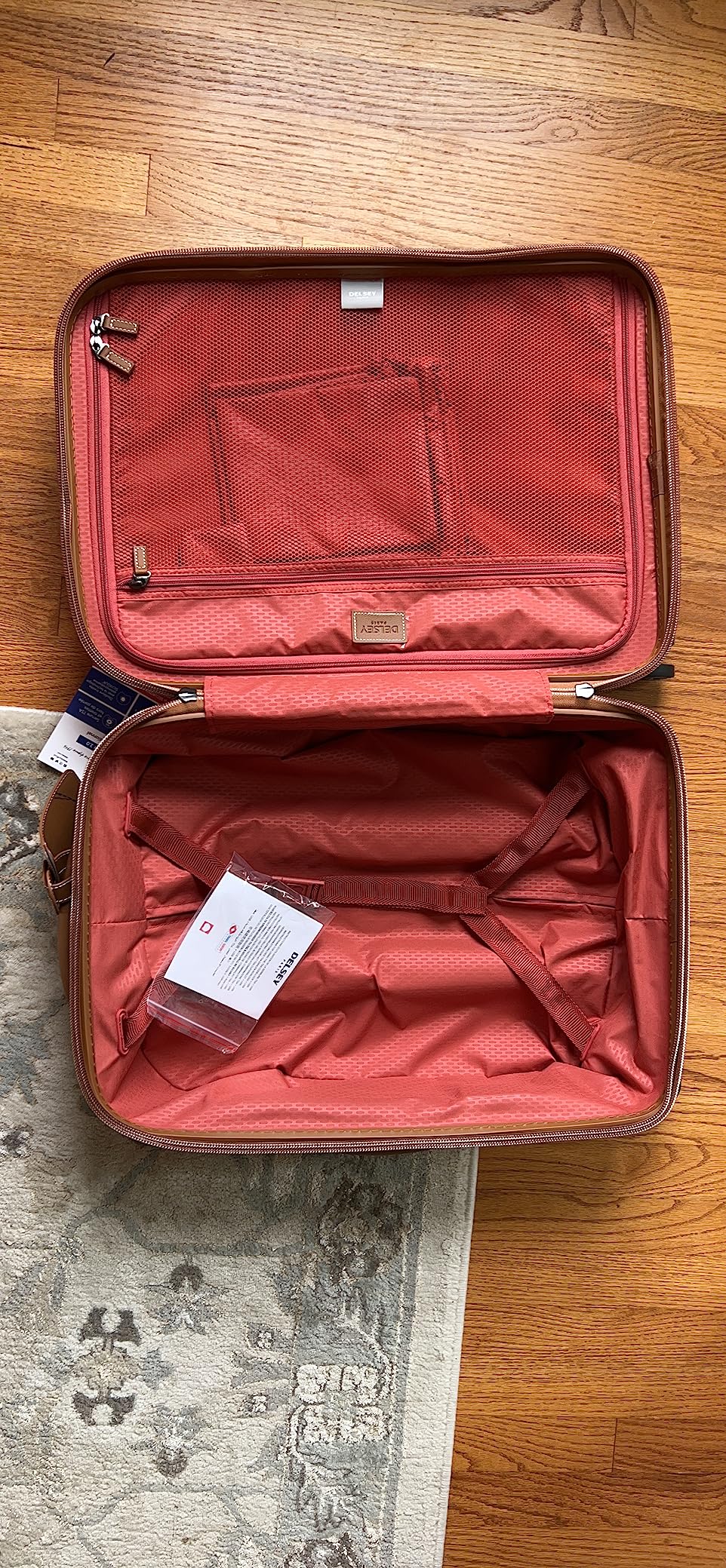 Solid carry-on with classy looks