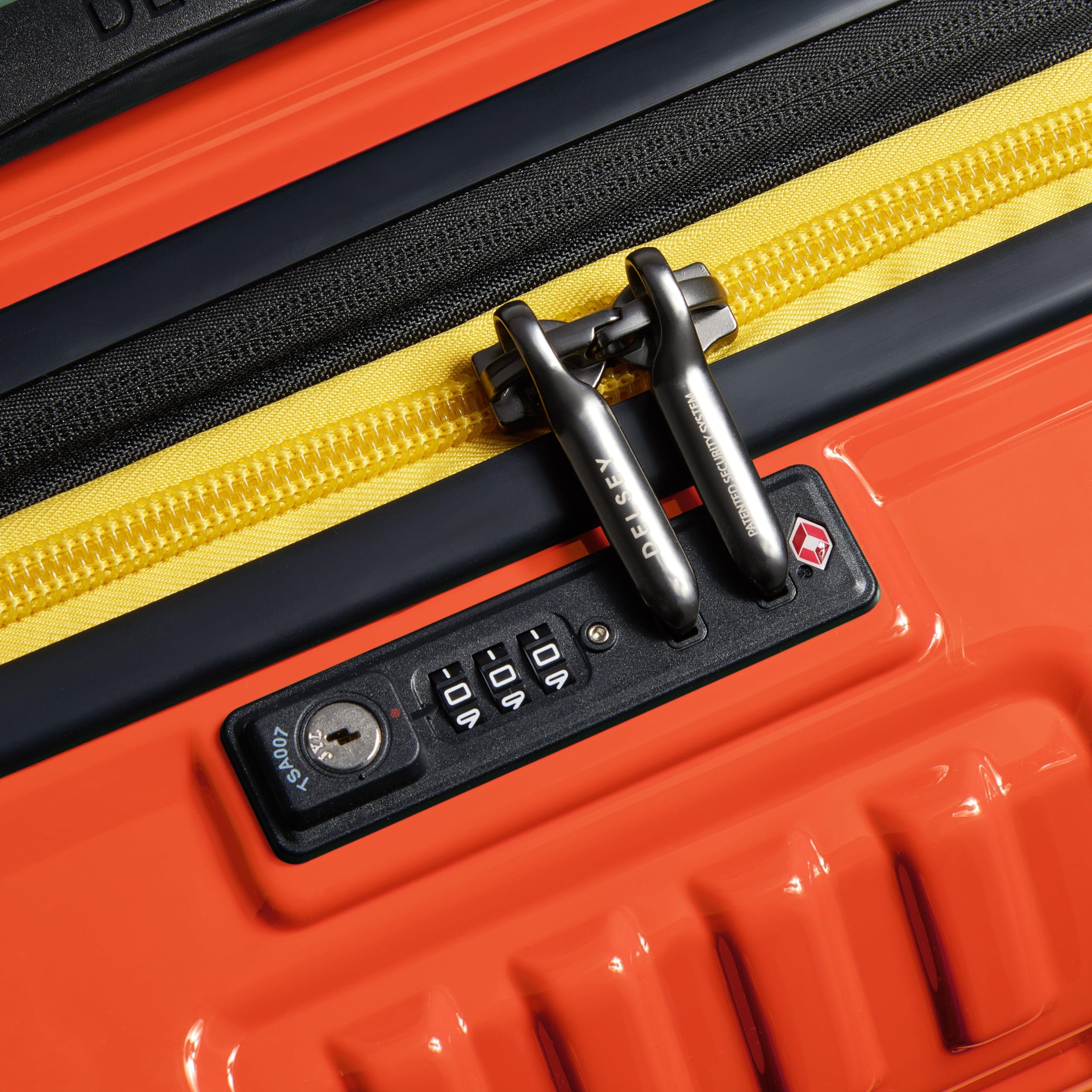 delsey-paris-rempart-19-inch-hardside-expandable-carry-on-spinner-luggage-orange image 8