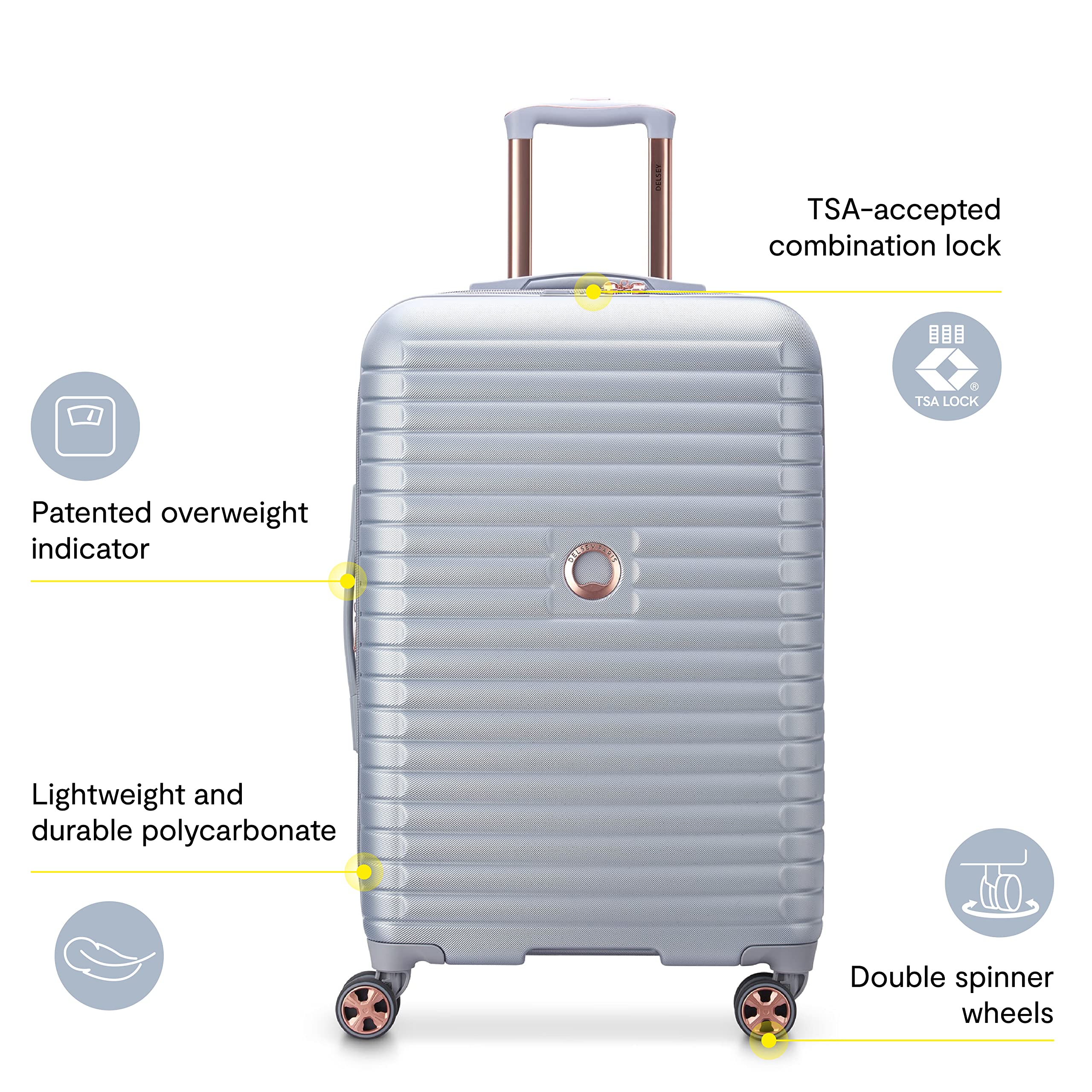 delsey-cruise-3-0-28-inch-large-expandable-hardside-checked-spinner-with-overwei image 2