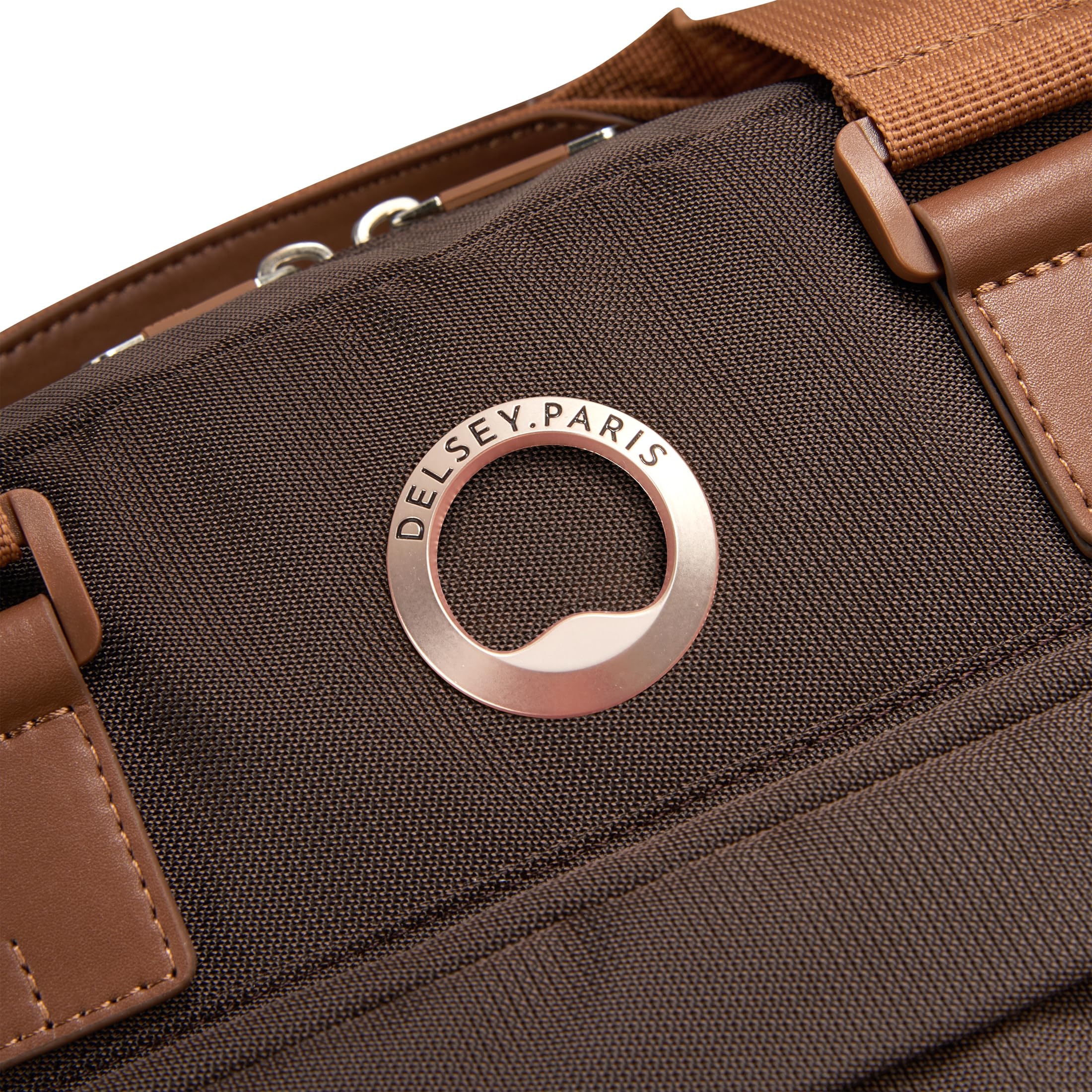 delsey-legere-laptop-travel-backpack-chocolate-brown-15-6-padded-laptop-sleeve-v image 5