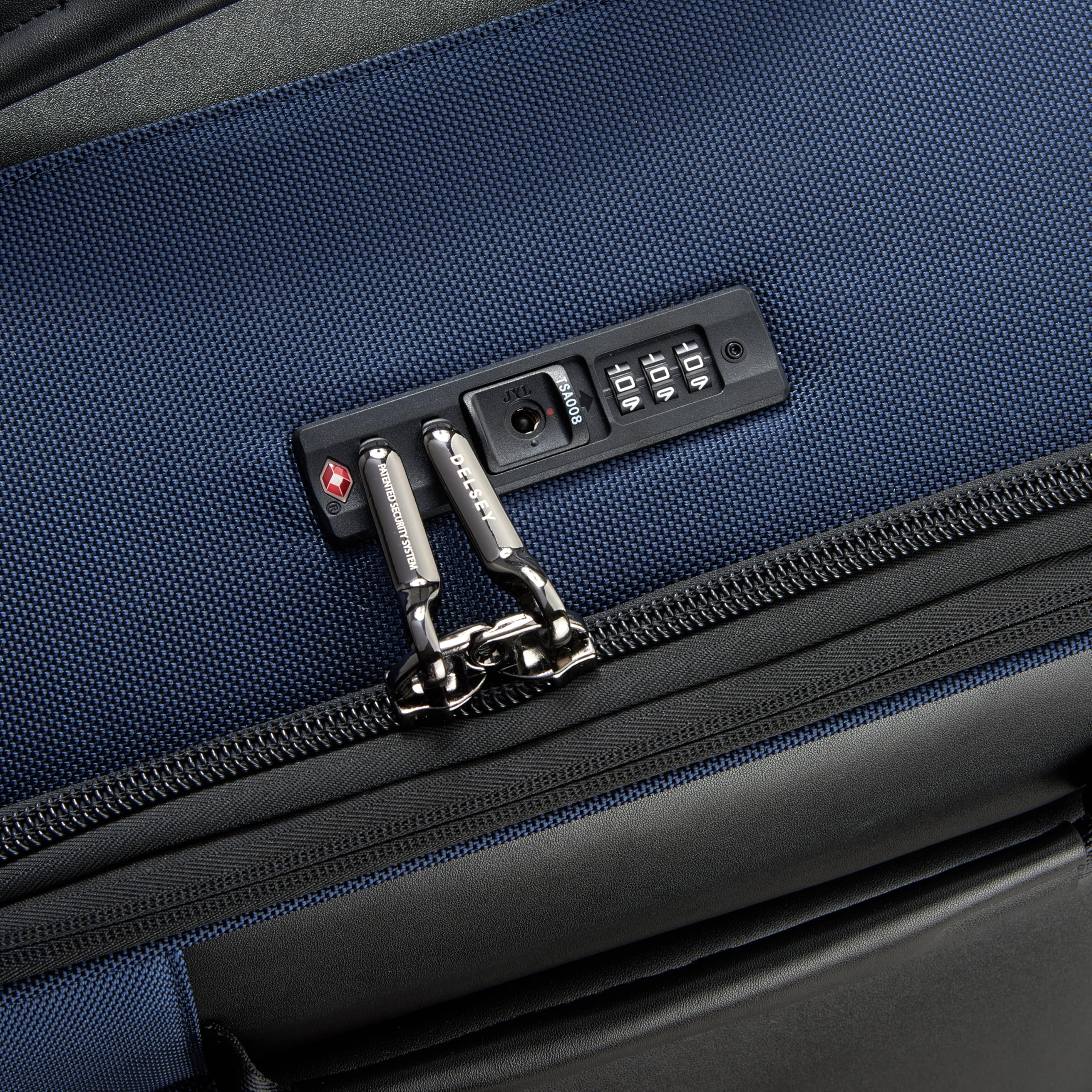 delsey-wagram-26-inch-softside-expandable-checked-trunk-with-double-spinner-whee image 7