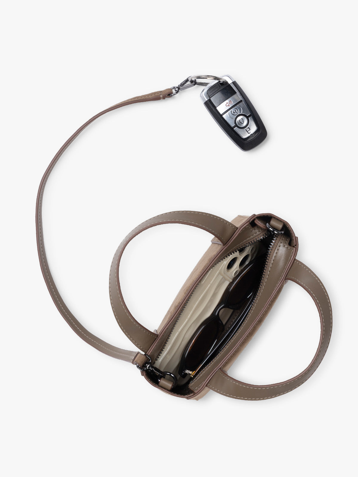 calpak-haven-mini-crossbody-bag-in-vegan-suede-soft-suede-mini-crossbody-with-ad image 5