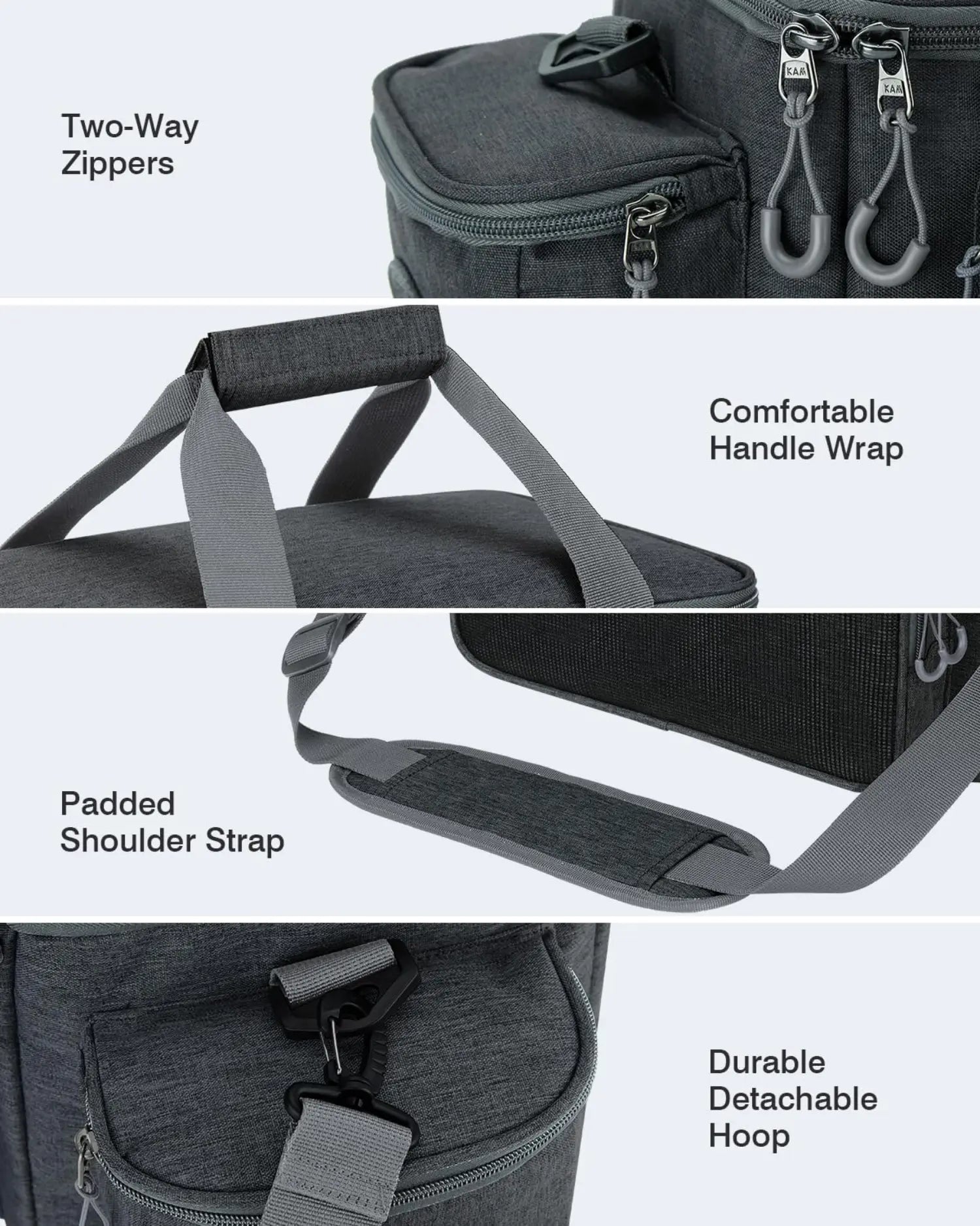 gonex-fishing-tackle-bag-with-large-front-pocket-8-pocket-multi-compartment-gear image 7