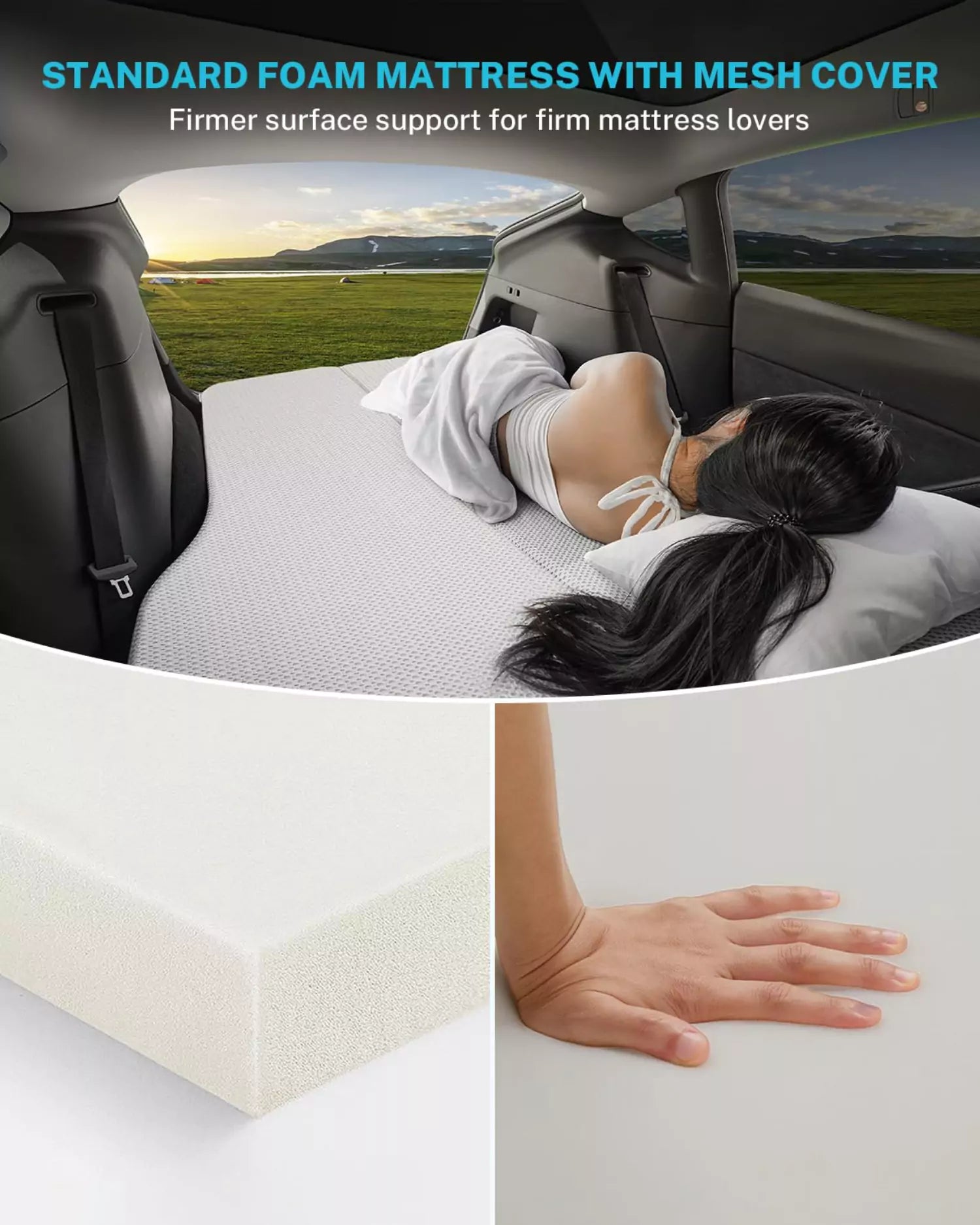 gonex-foam-mattress-for-tesla-model-y-model-3-2-inch-high-density-folding-car-ca image 4