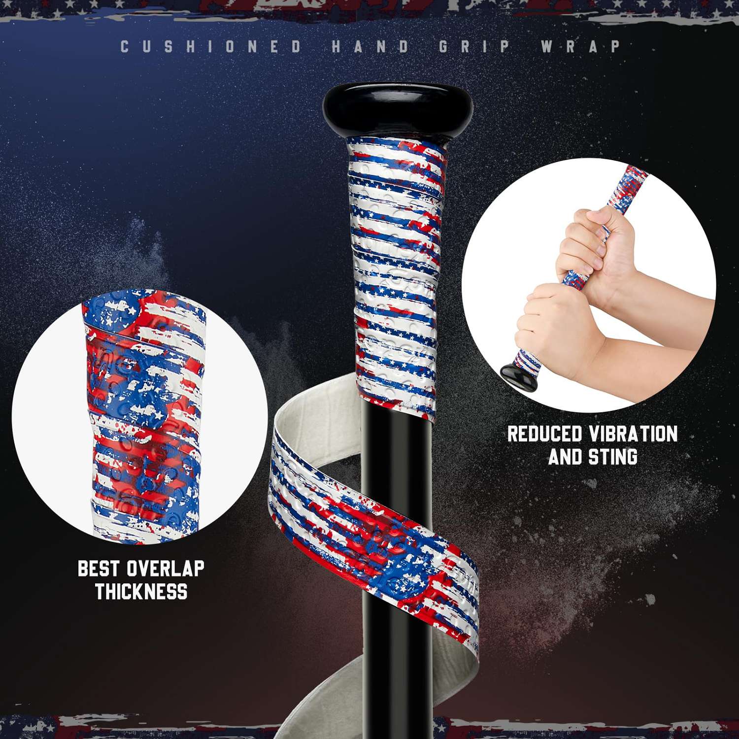 gonex-american-flag-baseball-bat-grip-tape-40-1-non-slip-polymer-wrap-with-custo image 4