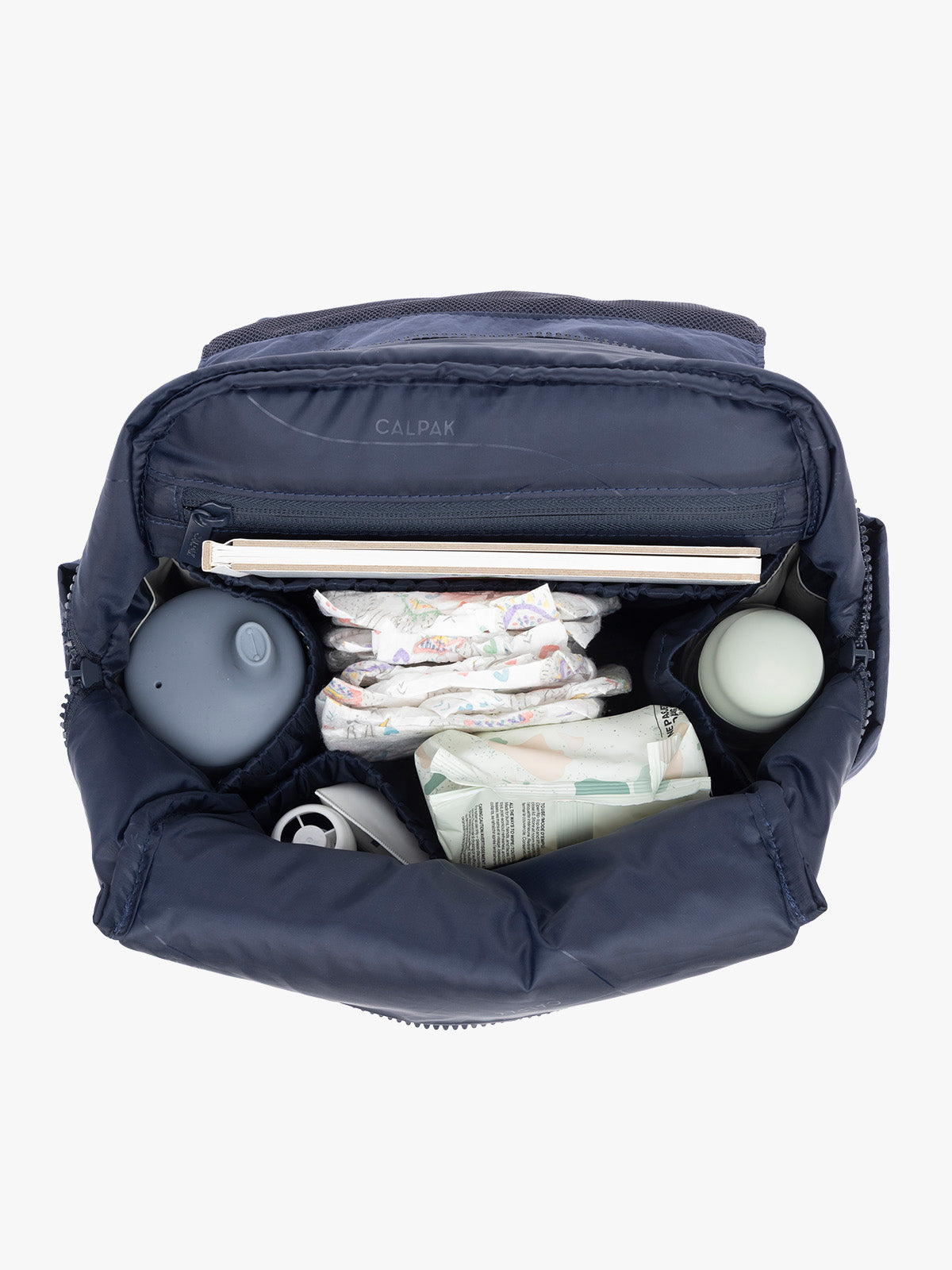 calpak-mini-diaper-backpack-insulated-bottle-pockets-11-tablet-sleeve-water-resi image 5