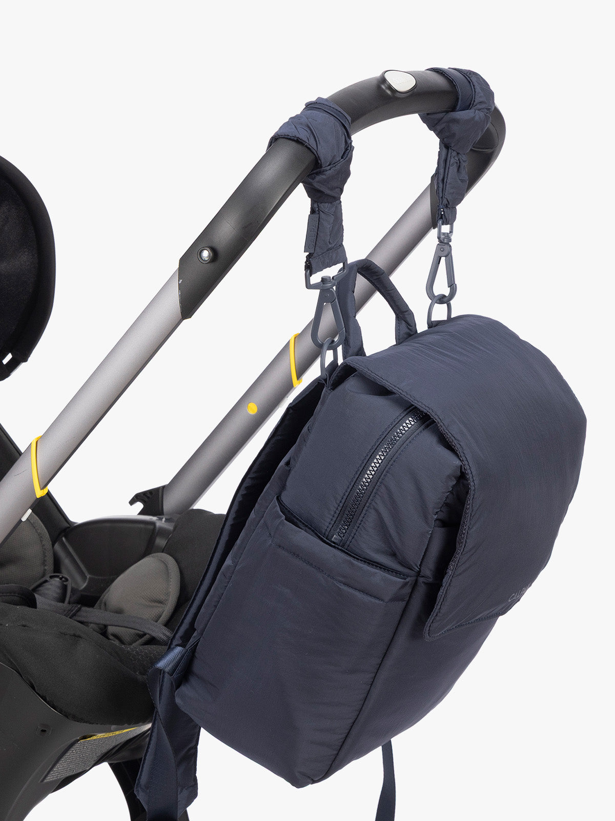 calpak-mini-diaper-backpack-insulated-bottle-pockets-11-tablet-sleeve-water-resi image 4