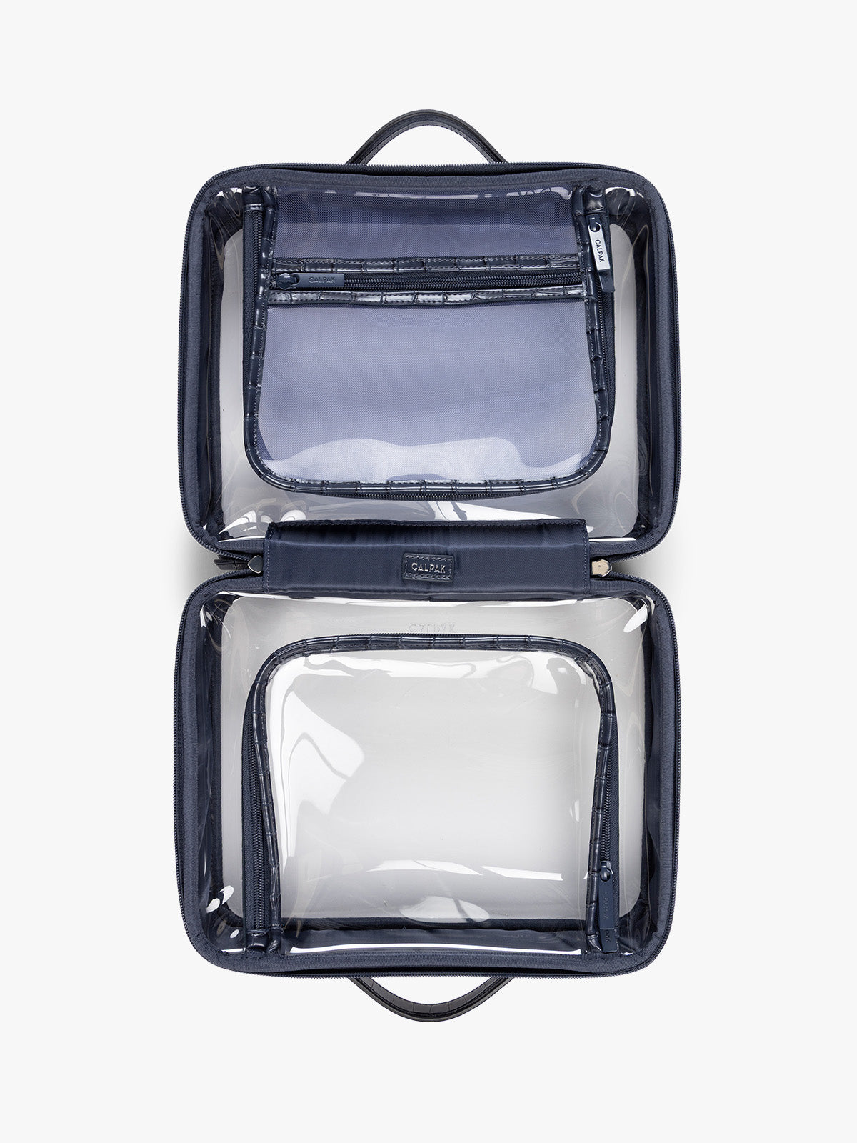 calpak-large-clear-cosmetics-case-in-croc-embossed-spacious-dual-compartment-toi image 8