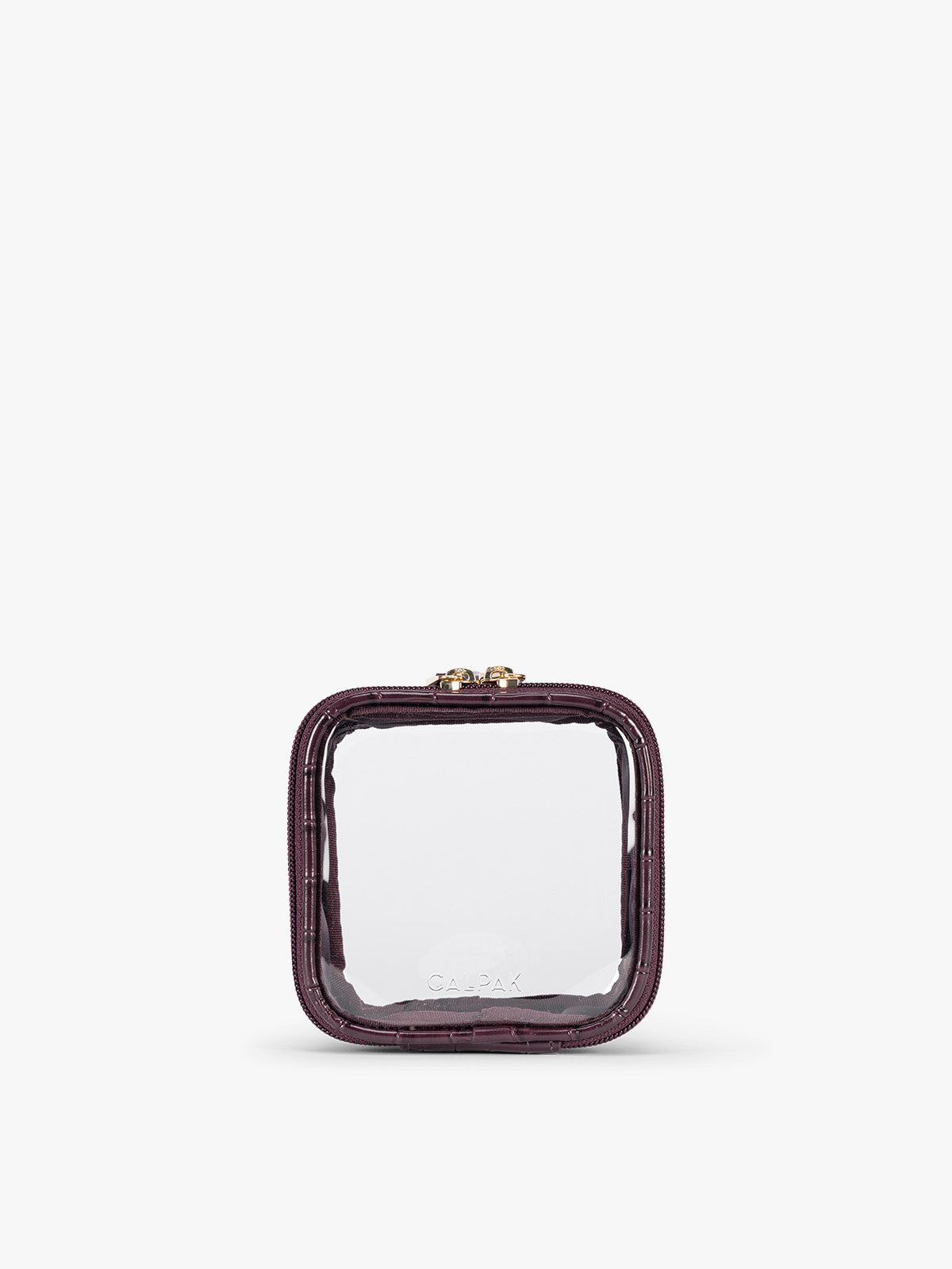 calpak-tiny-cosmetics-case-croc-embossed-zip-around-mini-makeup-bag image 5