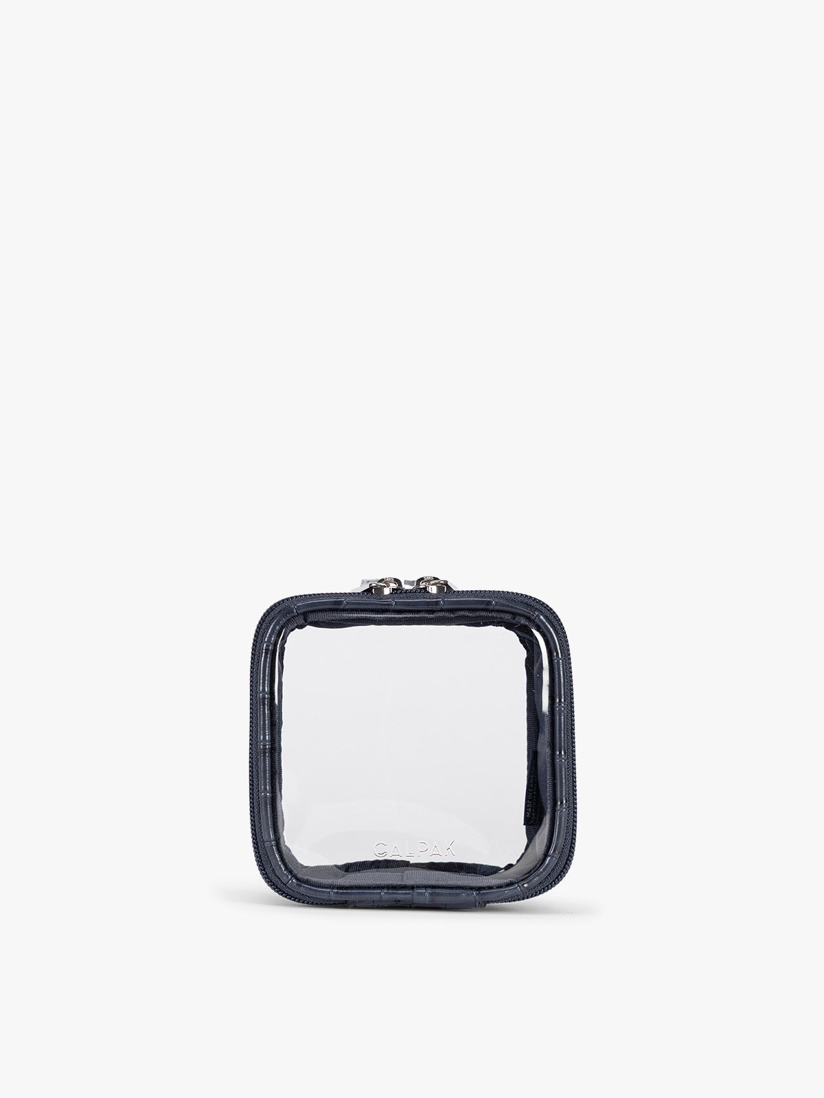 calpak-tiny-cosmetics-case-croc-embossed-zip-around-mini-makeup-bag image 1