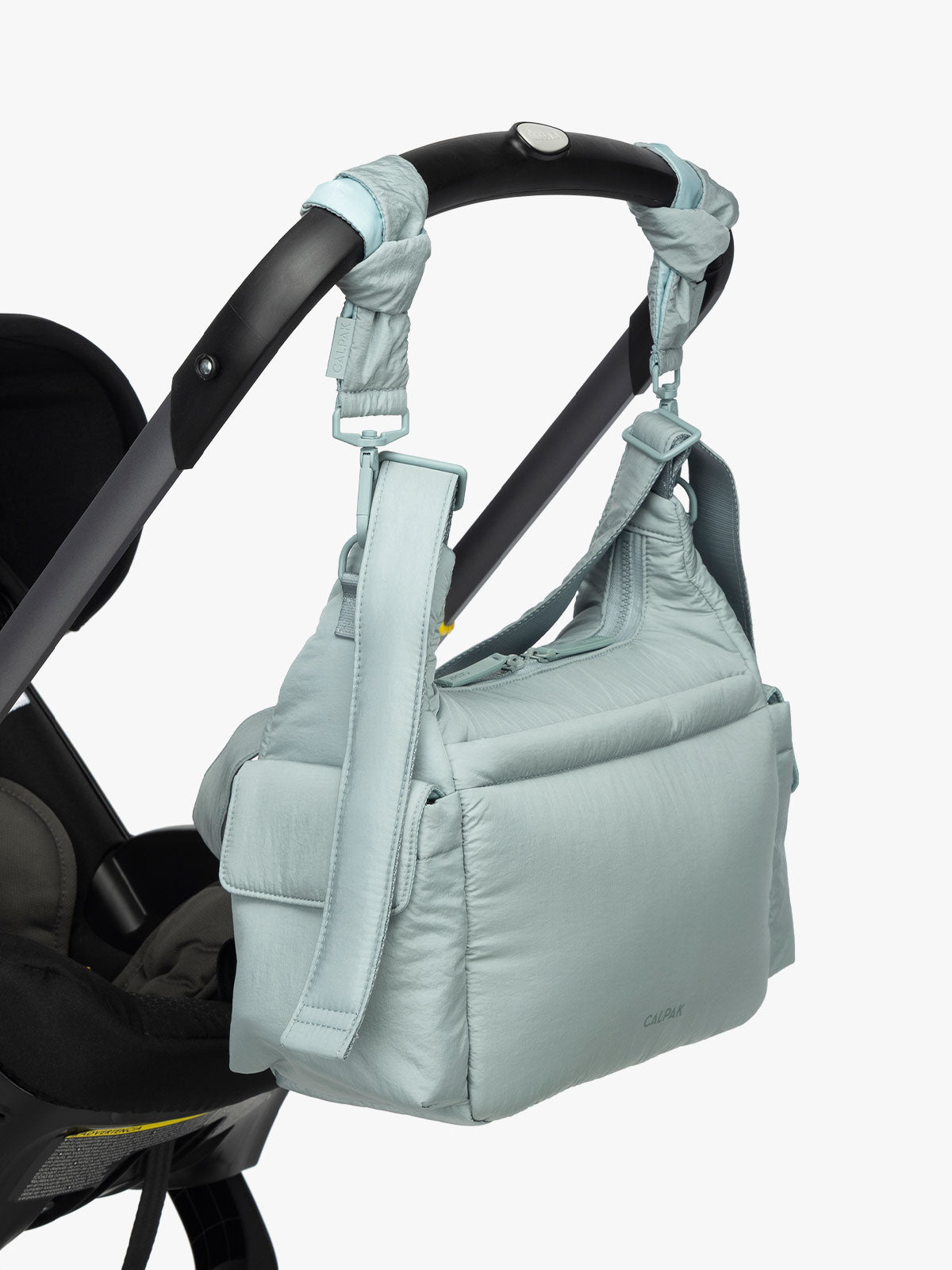 calpak-crossbody-diaper-bag-hands-free-water-resistant-parent-bag-with-organizin image 4
