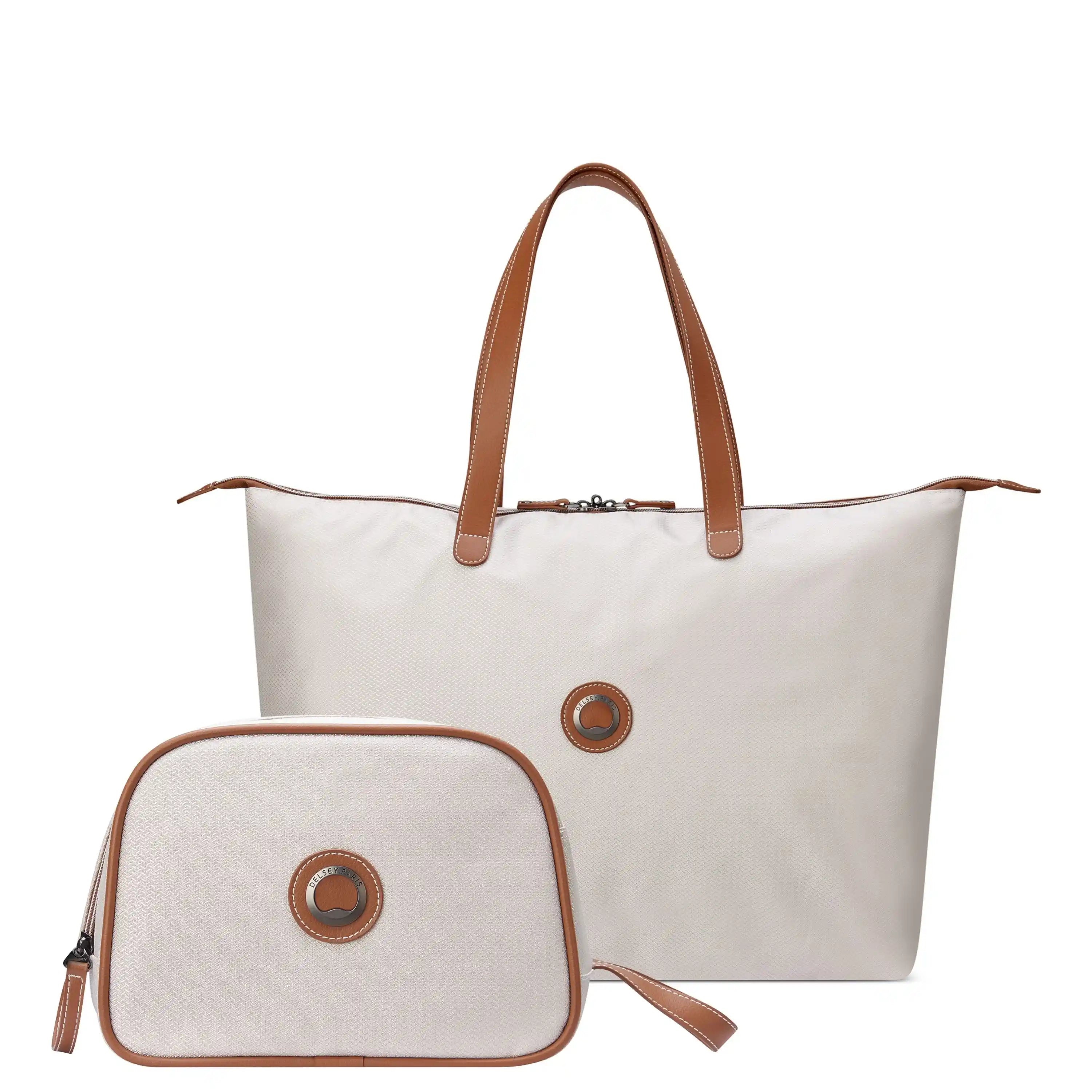 delsey-chatelet-air-2-0-quick-trip-kit-2-piece-foldable-tote-toiletry-bag-travel image 1