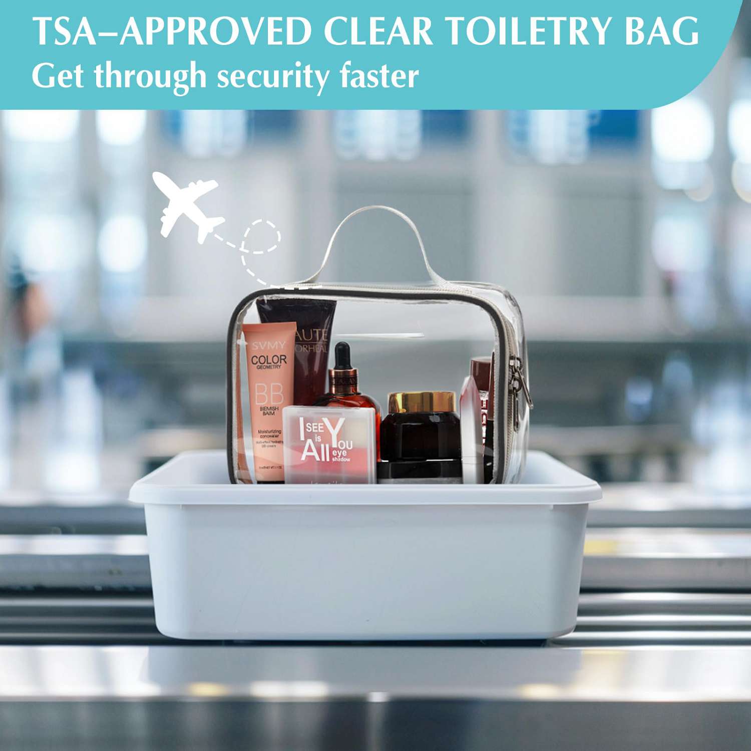 gonex-compression-packing-cubes-6-piece-set-with-tsa-approved-clear-toiletry-bag image 6