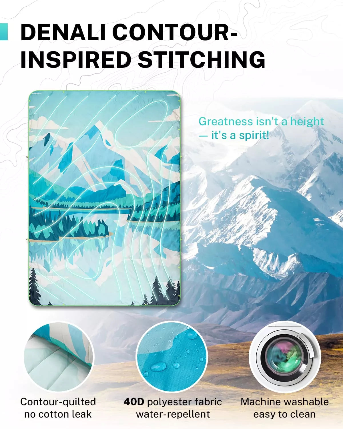 gonex-iceberg-puffy-printed-outdoor-camping-blanket-79-x-55-ultra-light-thermal- image 4