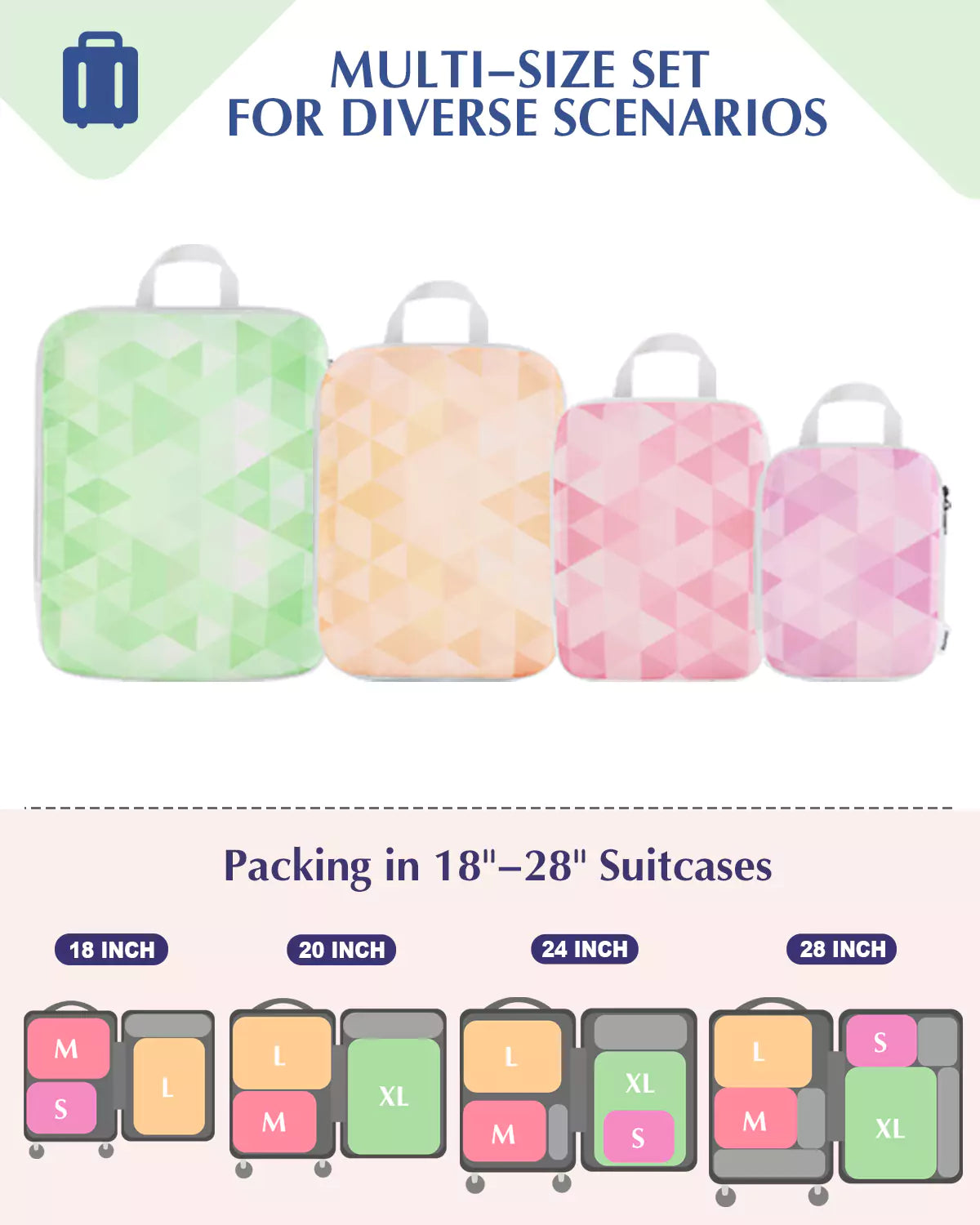 gonex-crystal-dreams-compression-packing-cubes-watercolor-geometric-travel-organ image 6