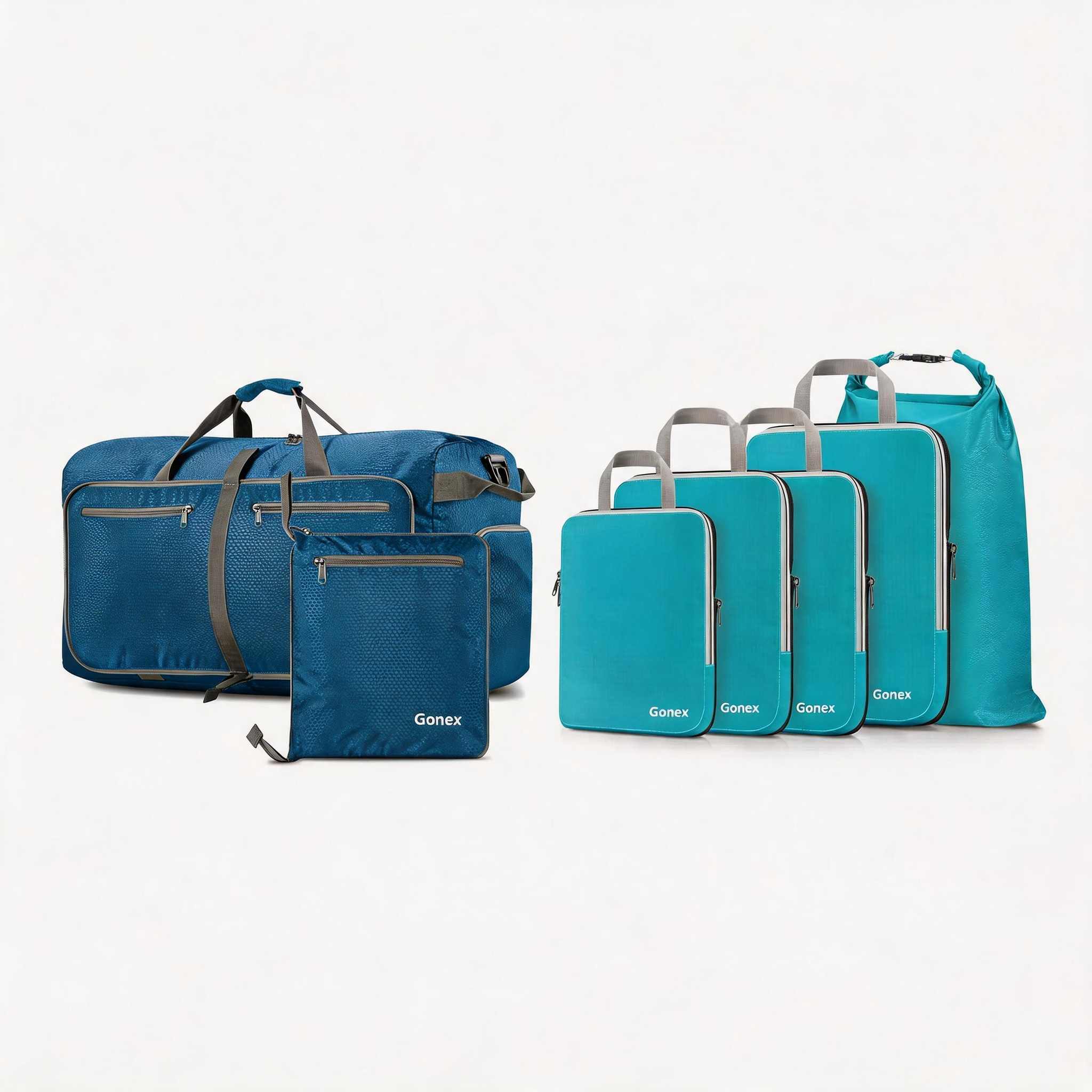 gonex-weekend-getaway-2-piece-set-with-100l-foldable-travel-duffle-bag-and-5-pie image 2